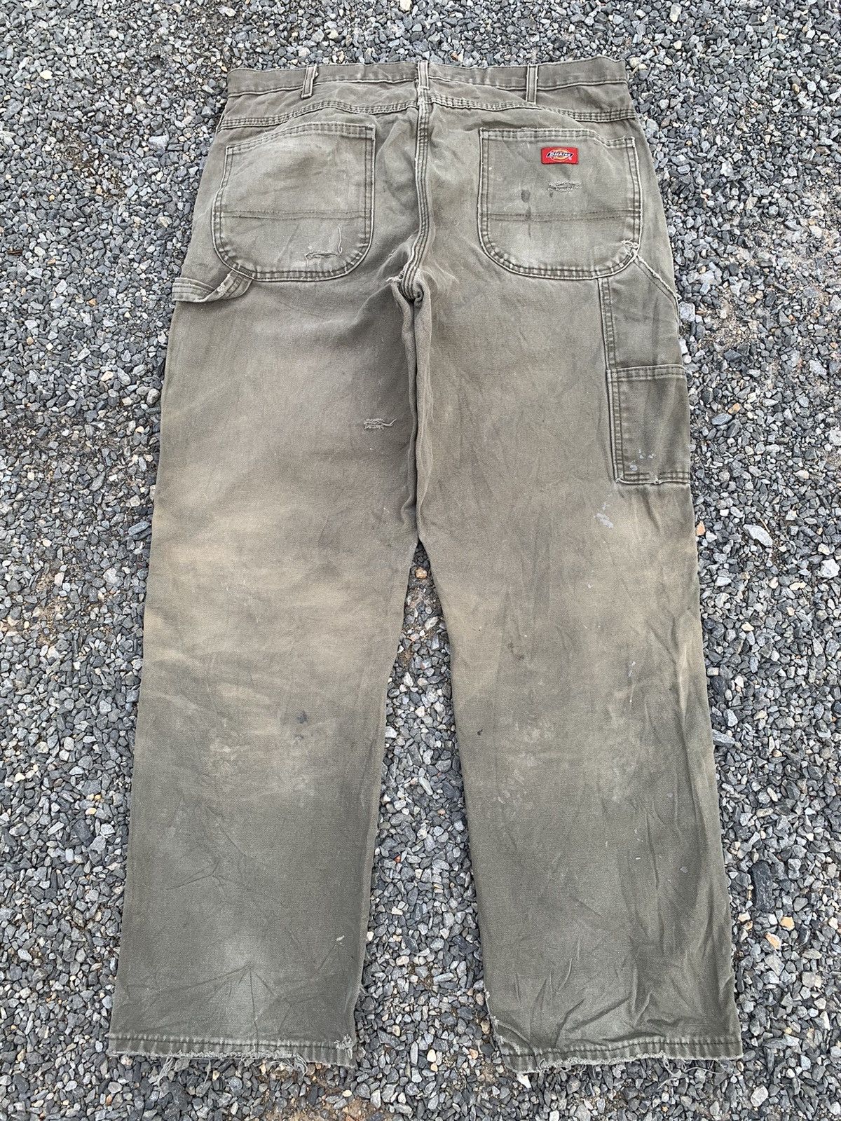 Dickies VINTAGE DICKIES CARPENTER WORKWEAR FADED DISTRESSED DENIM Size US 36 / EU 52 - 2 Thumbnail