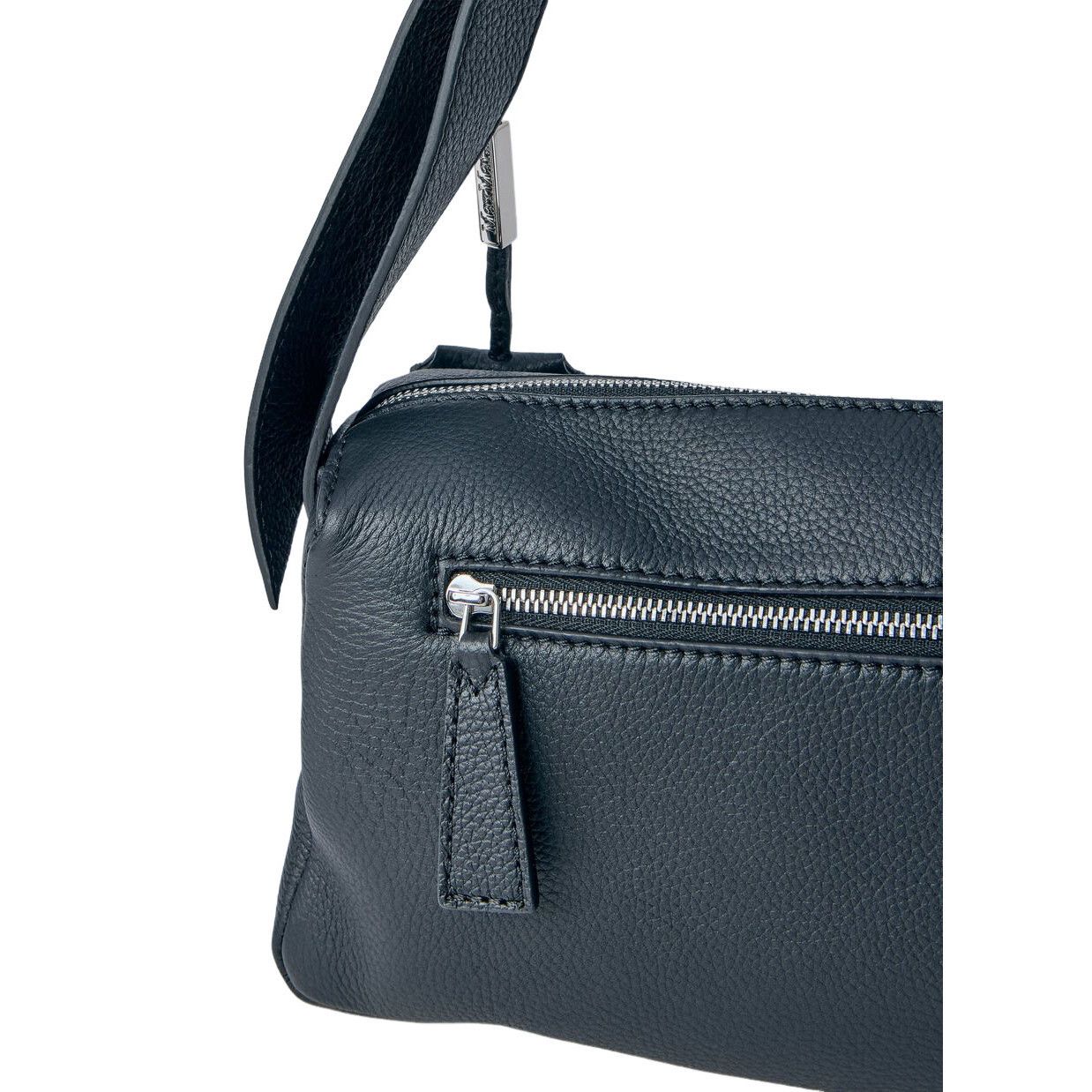 Max Mara MAX MARA Black Rectangular Leather Shoulder Bag New And Auth Size ONE SIZE - 3 Thumbnail