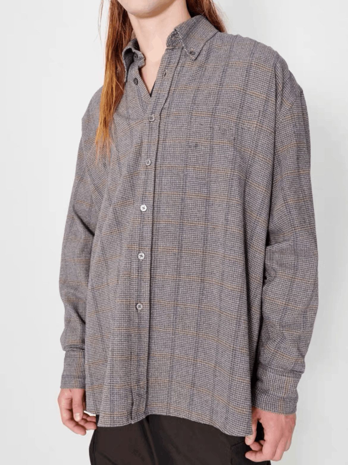 Our Legacy Our Legacy Sz 46 Our Legacy Boxy Mix Woven Shirt Jacket-25 Size US S / EU 44-46 / 1 - 7 Thumbnail