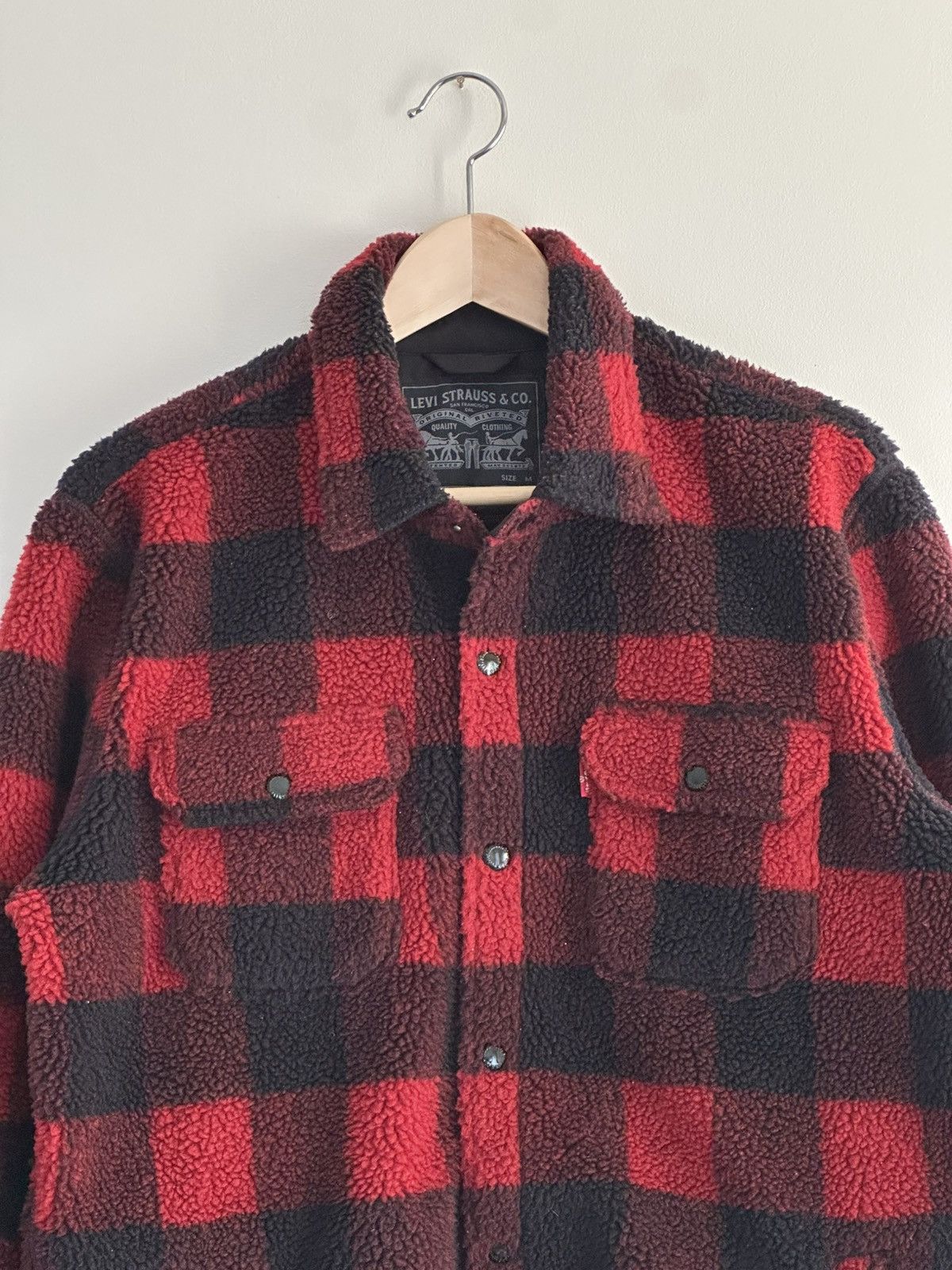 Levi's × Vintage Levis Shacket Buffalo Plaid Men’s Size Medium Size US M / EU 48-50 / 2 - 2 Thumbnail