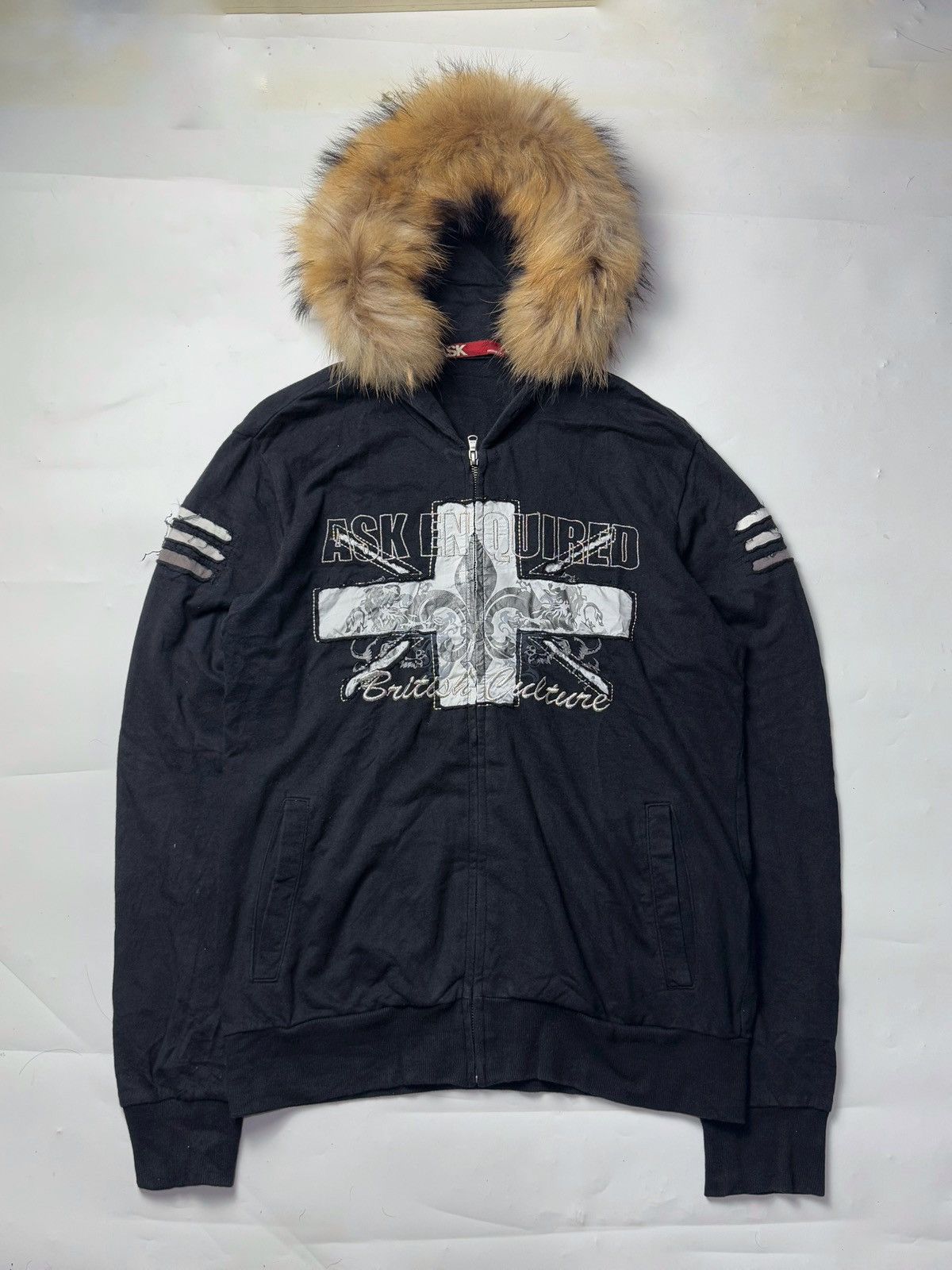 If Six Was Nine Fur Hoodie England Ask Enquired Lgb Styled Size US L / EU 52-54 / 3 - 1 Thumbnail