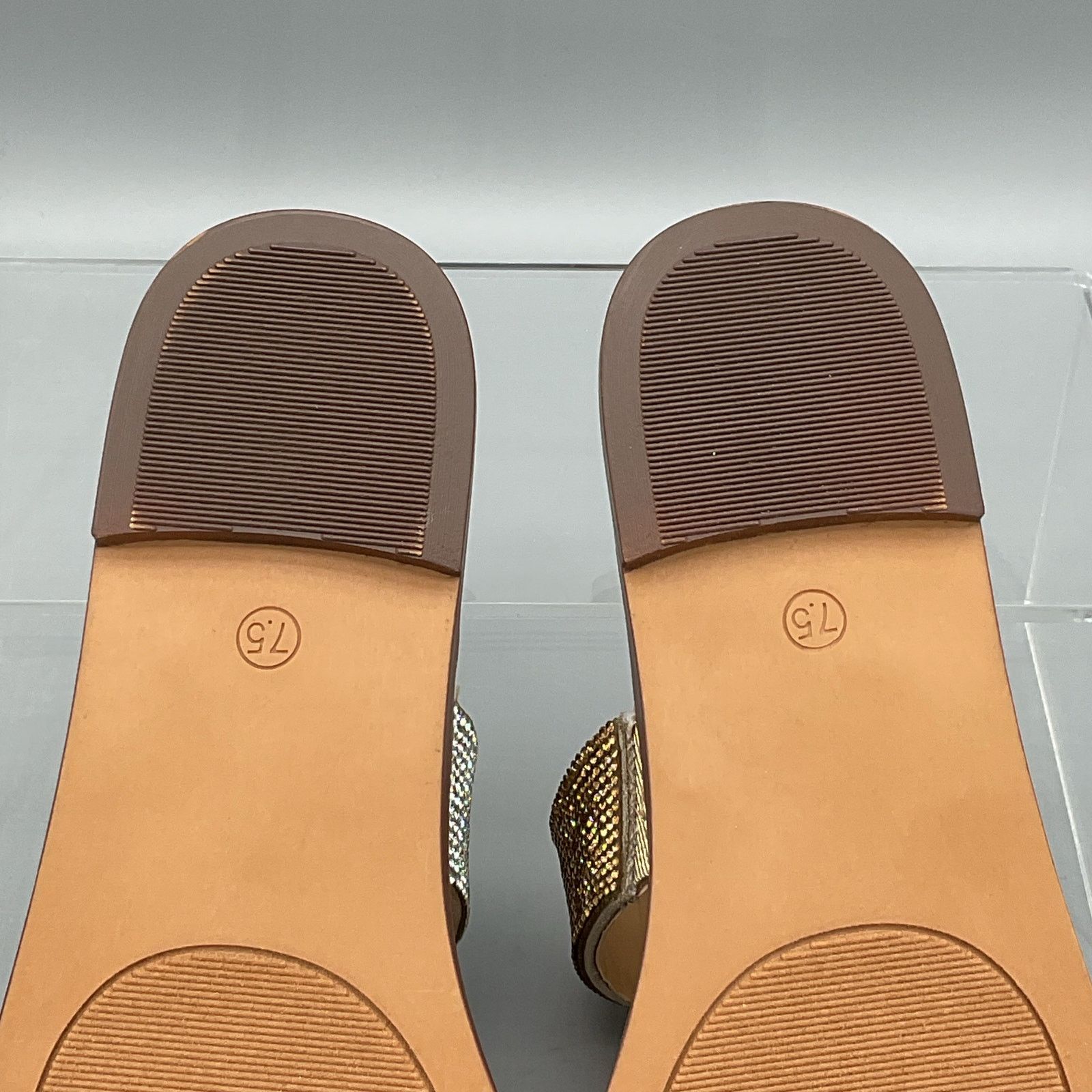 Other Wild Pair Women Ginnie Slide Sandals Silver/Bronze Size 7.5M Size US 7.5 / IT 37.5 - 9 Thumbnail