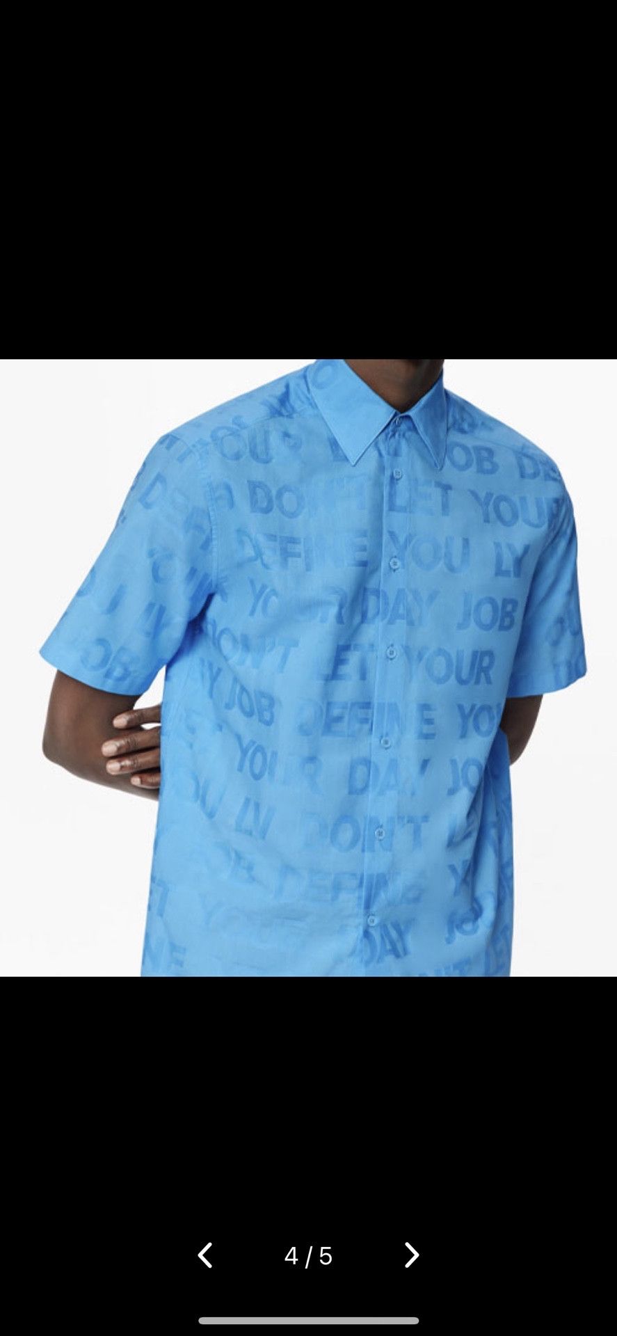 Louis Vuitton Louis Vuitton Letter short sleeve Nextarrow-2501 Size US L / EU 52-54 / 3 - 5 Thumbnail