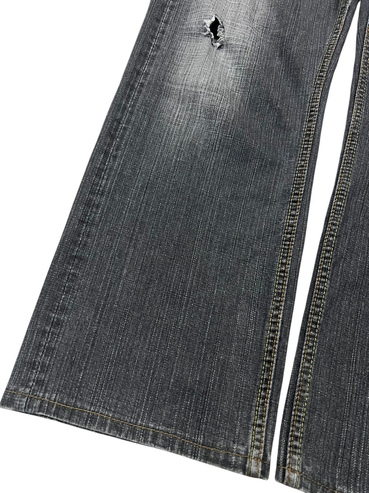 If Six Was Nine 🌈90s Style Denim Craft Japanese Brand Faded Flare Jean Size US 32 / EU 48 - 4 Thumbnail