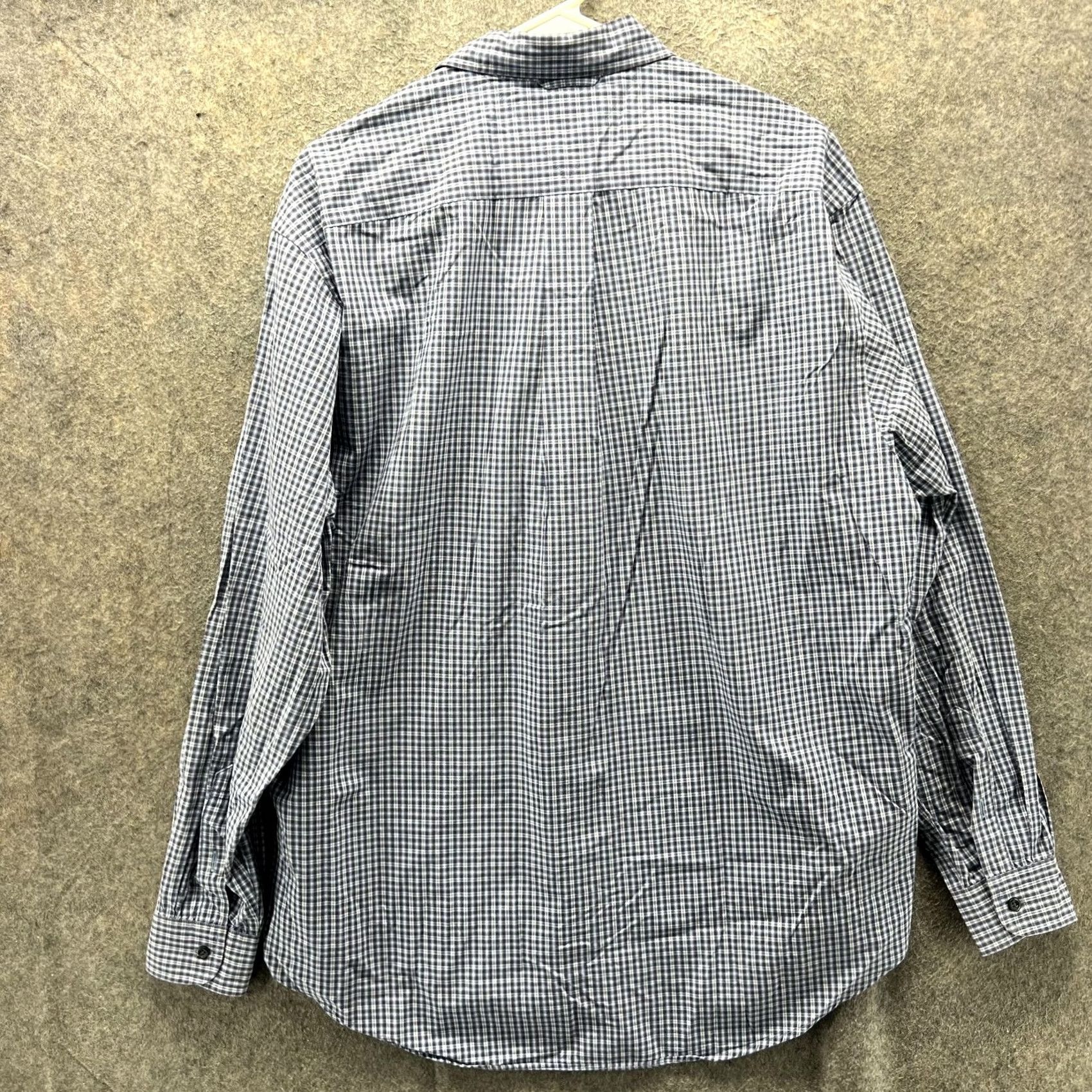 Tommy Hilfiger Tommy Hilfiger Shirt Mens Medium Blue Plaid Long Sleeve Button-Down Cotton Size US M / EU 48-50 / 2 - 2 Thumbnail