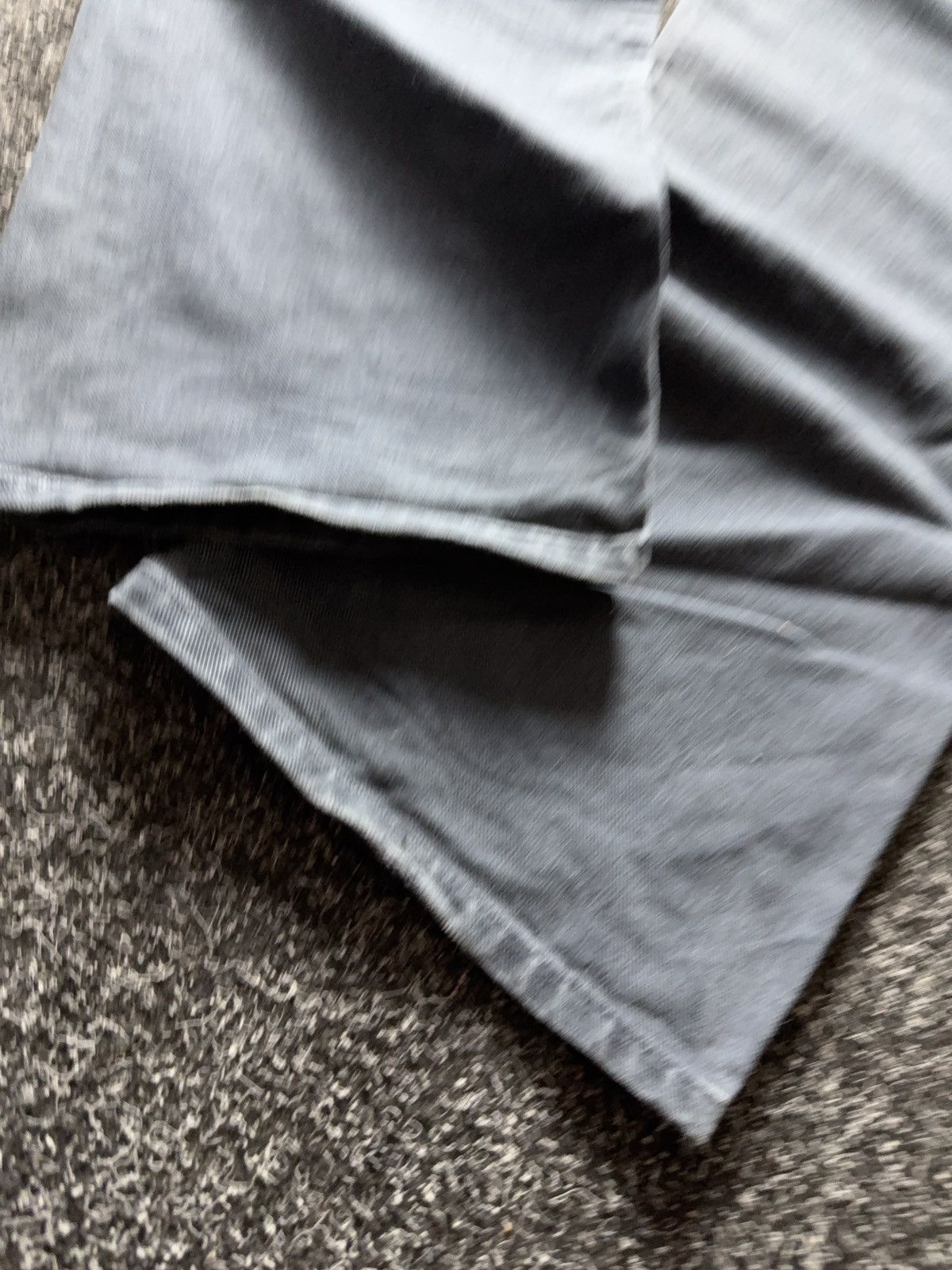 Levi's Vintage Clothing Vintage 90s USA Retro Levi’s 551 Jeans Faded Grey / Blue Size US 35 - 16 Thumbnail