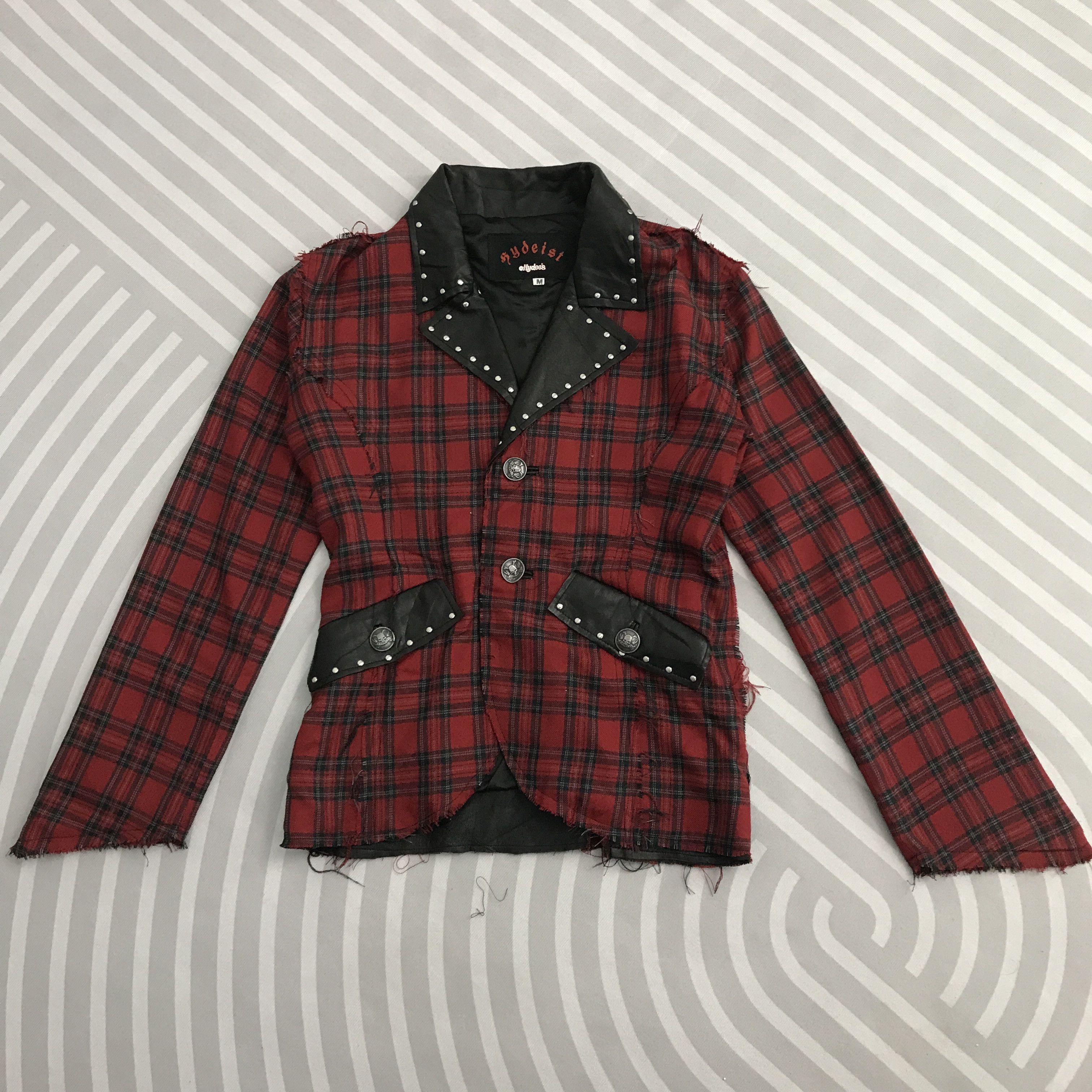 Japanese Brand × Vintage Vintage Hydeist Japan punk style design coat blazer jacket Size US M / EU 48-50 / 2 - 1 Thumbnail