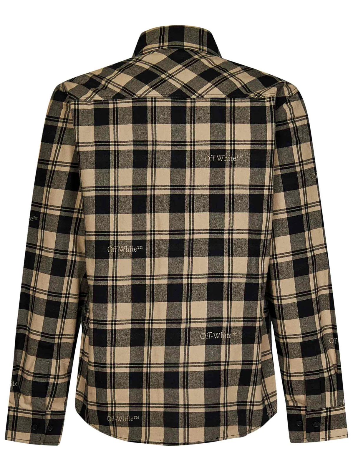 Off-White o1y0325 Logo Checked Shirt in Multicolor Size US M / EU 48-50 / 2 - 3 Thumbnail