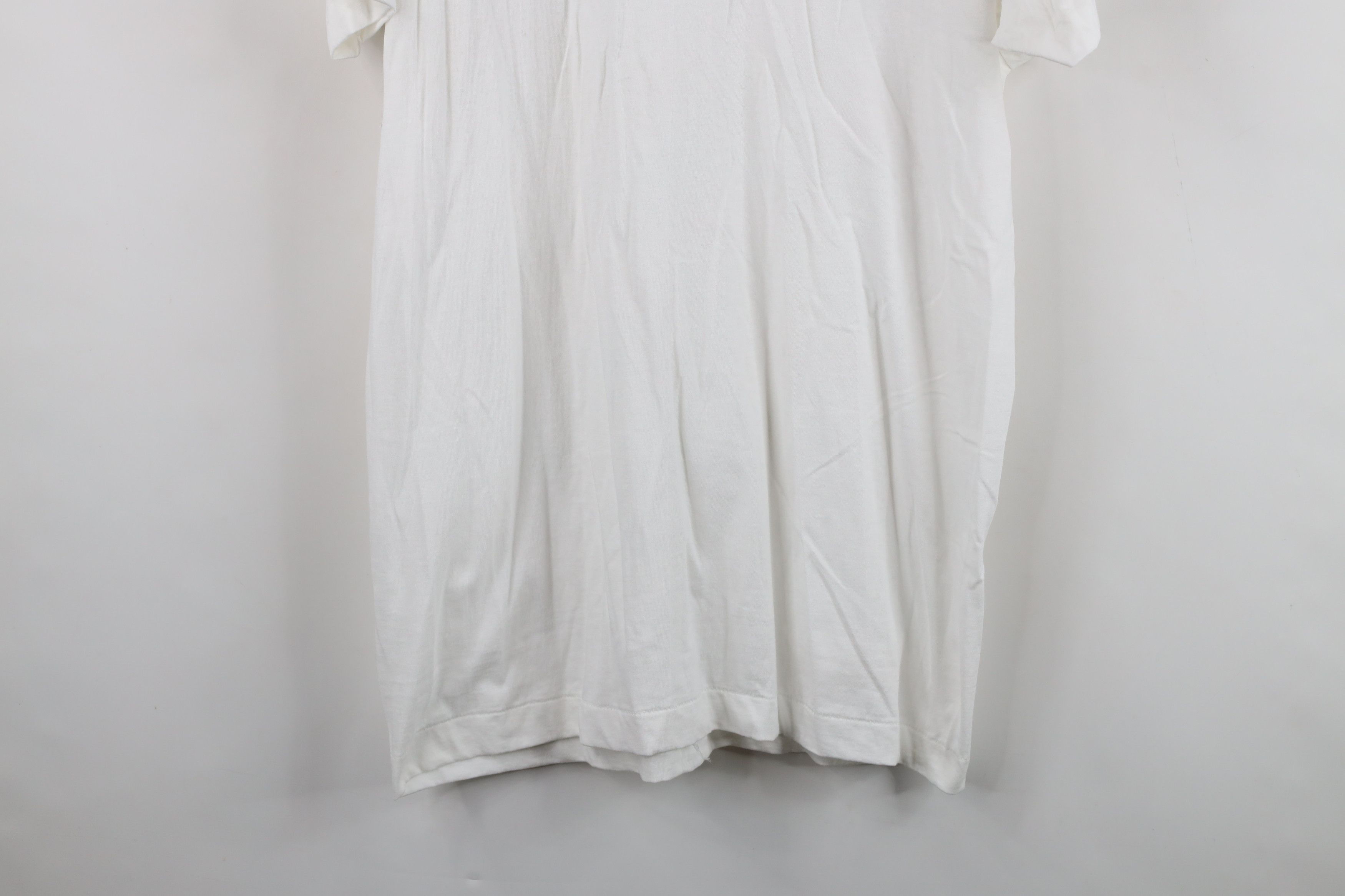 Vintage Vintage 90s Streetwear Cotton Short Sleeve T-Shirt White USA Size US XL / EU 56 / 4 - 3 Thumbnail