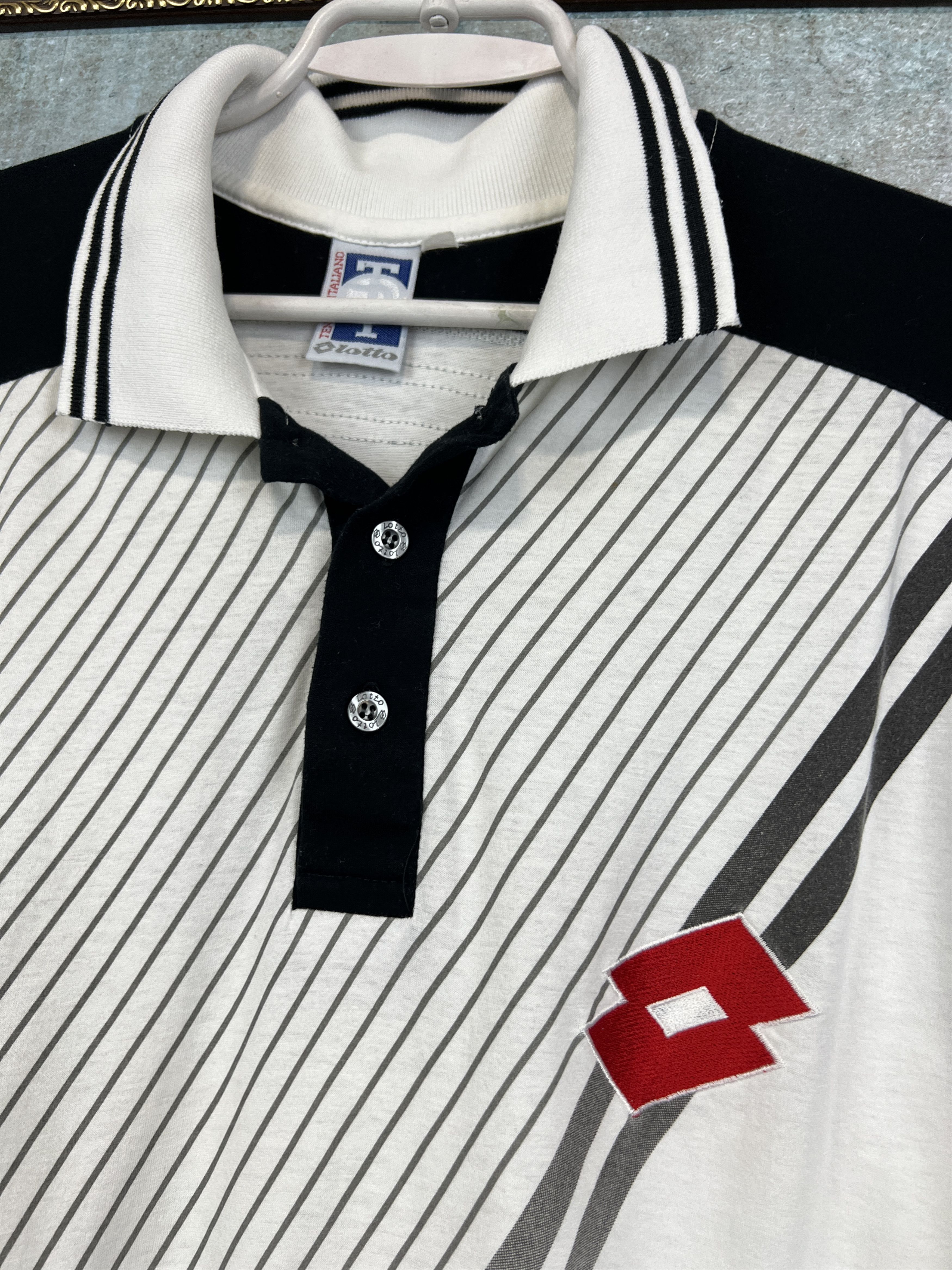 Lotto Sport Vintage 90's Lotto Boris Becker Tennis Shirt Jersey Trikot Size US XL / EU 56 / 4 - 3 Thumbnail