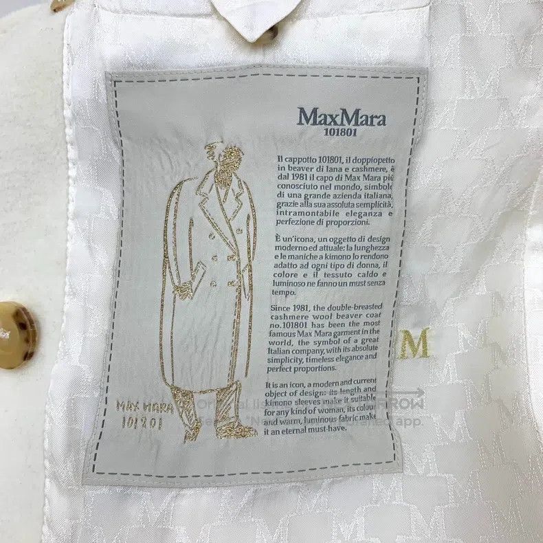Max Mara Max Mara White Sheep Wool Lapel Double Breasted Long Sleev Size XS / US 0-2 / IT 36-38 - 8 Thumbnail