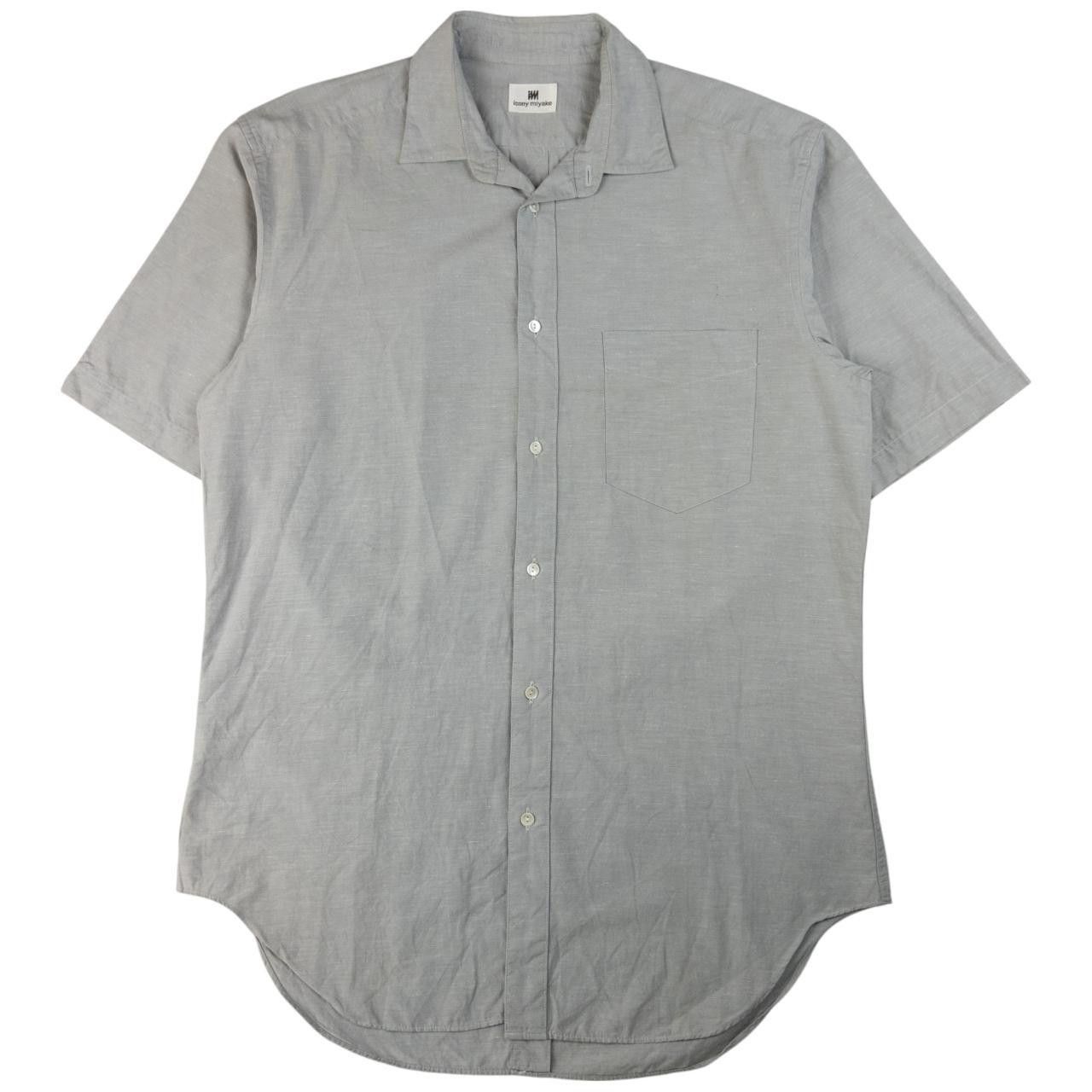 Issey Miyake Vintage Issey Miyake Short Sleeve Button Up Shirt Size M Size US M / EU 48-50 / 2 - 1 Thumbnail