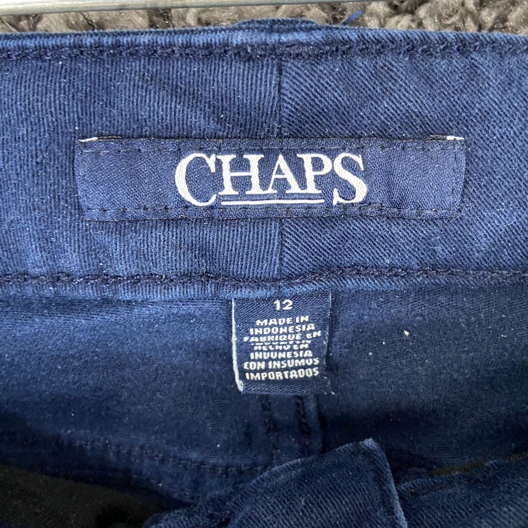 Chaps CHAPS Capris Pants Blue Women's Regular 12 Size ONE SIZE - 5 Thumbnail