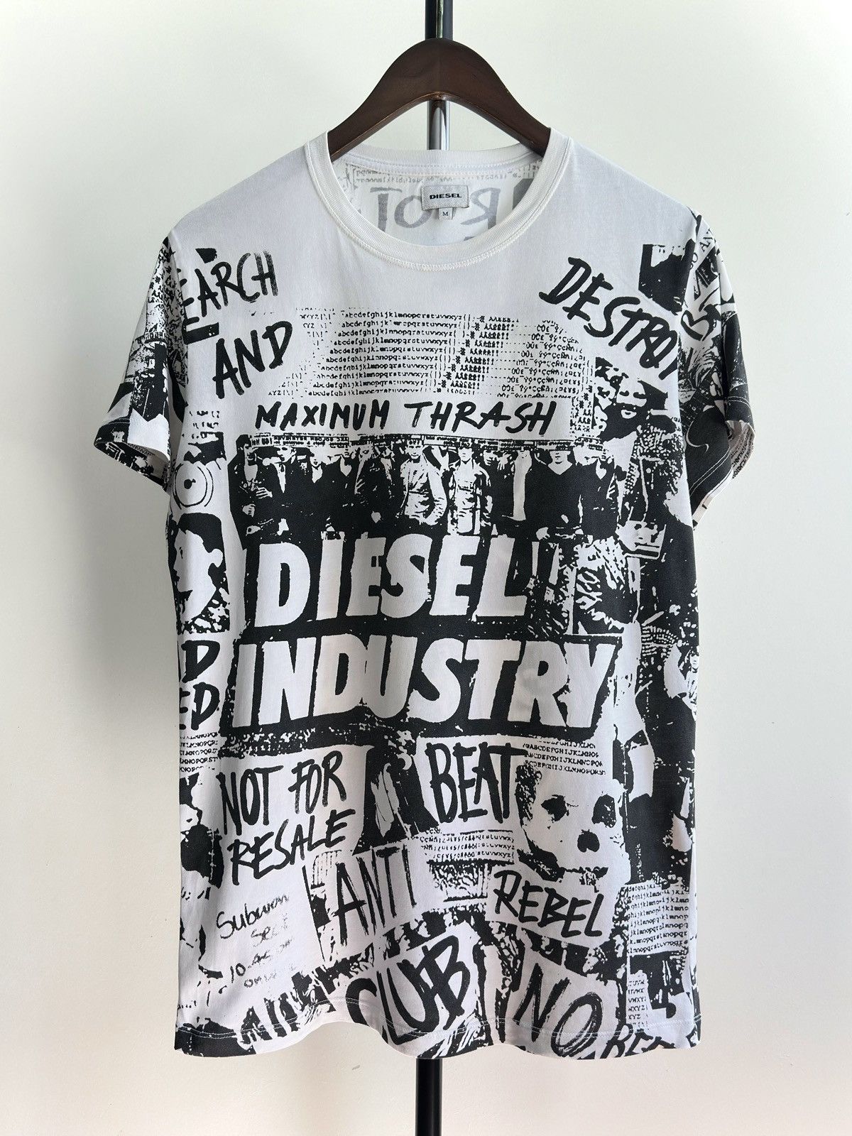 Diesel × Vintage VINTAGE DIESEL AOP TEE Size US M / EU 48-50 / 2 - 1 Thumbnail
