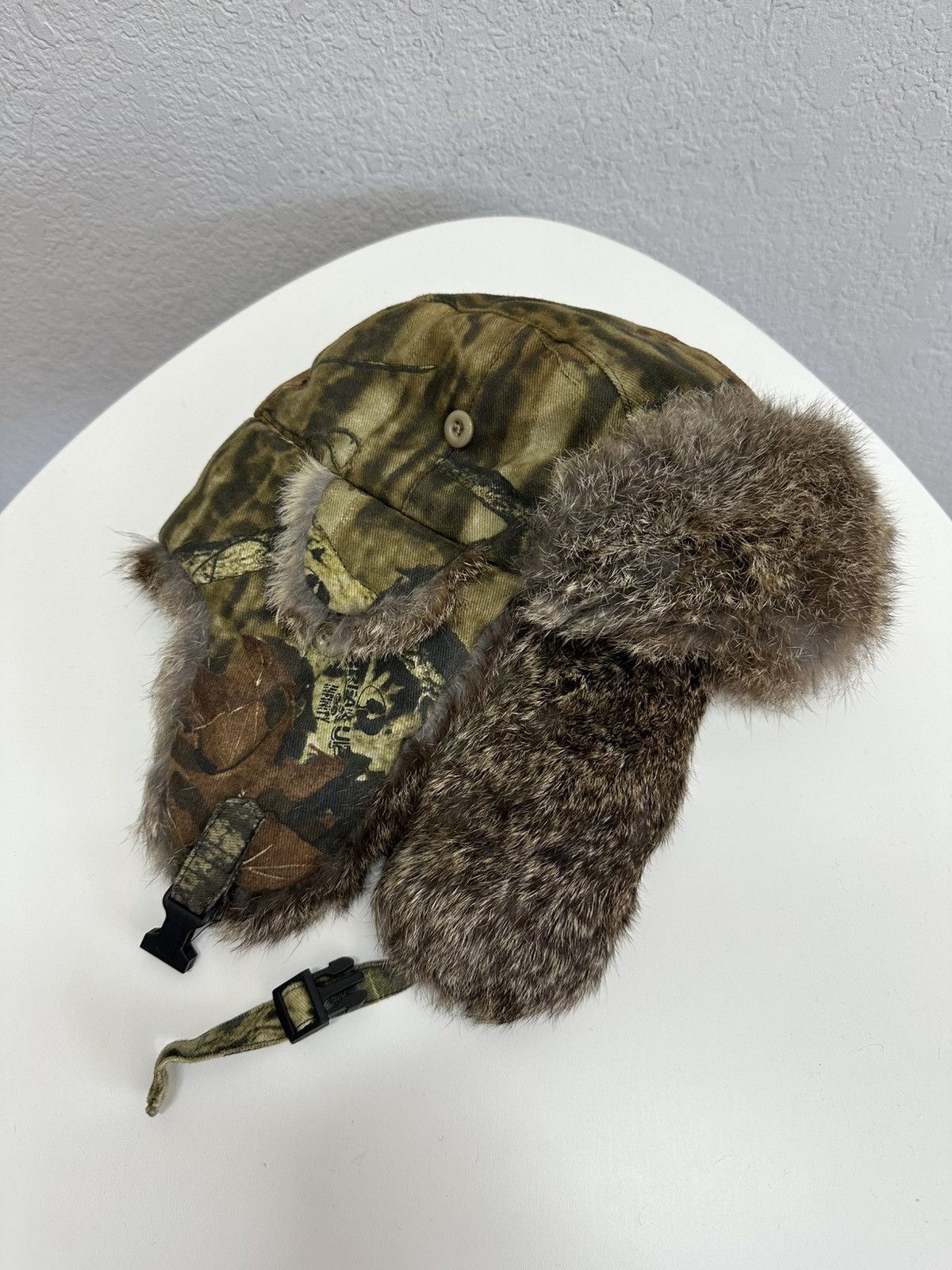 Vintage Vintage Real Fur Ushanka Real Tree Avantgarde Trapper Hat Size ONE SIZE - 2 Thumbnail