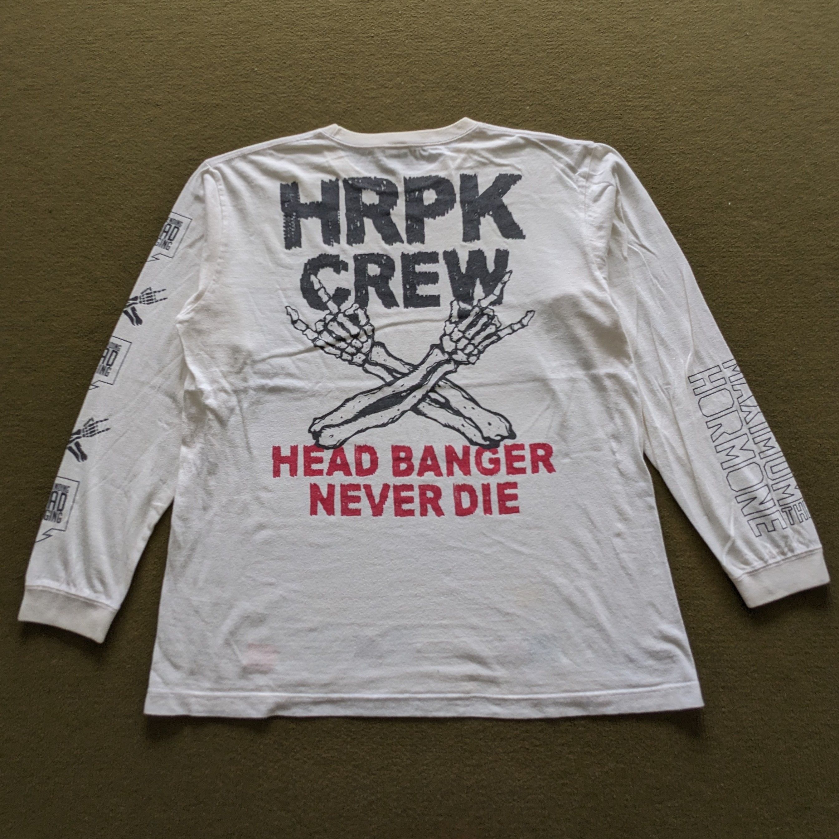 Band Tees Vintage MAXIMUM THE HORMON Japanese Brand Long T-shirt Size US XL / EU 56 / 4 - 1 Thumbnail