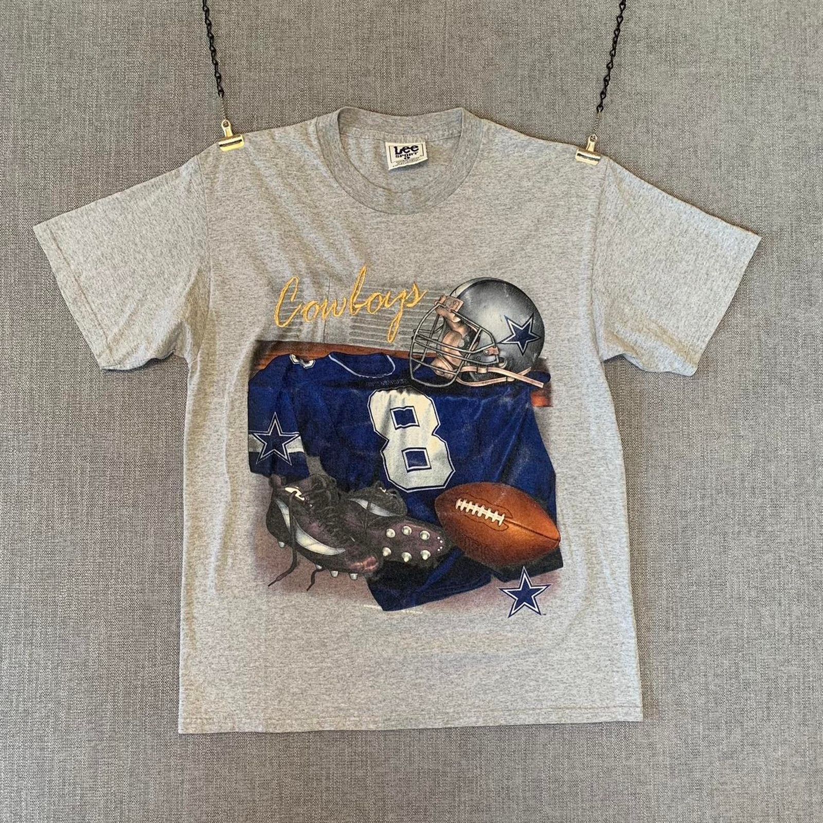 Lee Vintage 90s Lee Sport Dallas Cowboys T-shirt Size US L / EU 52-54 / 3 - 1 Thumbnail