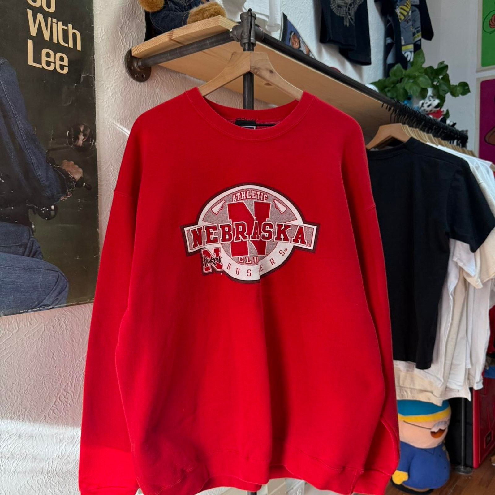 Pro Player × Vintage Vintage 90s Nebraska Huskers Football Crewneck Size US XXL / EU 58 / 5 - 1 Thumbnail