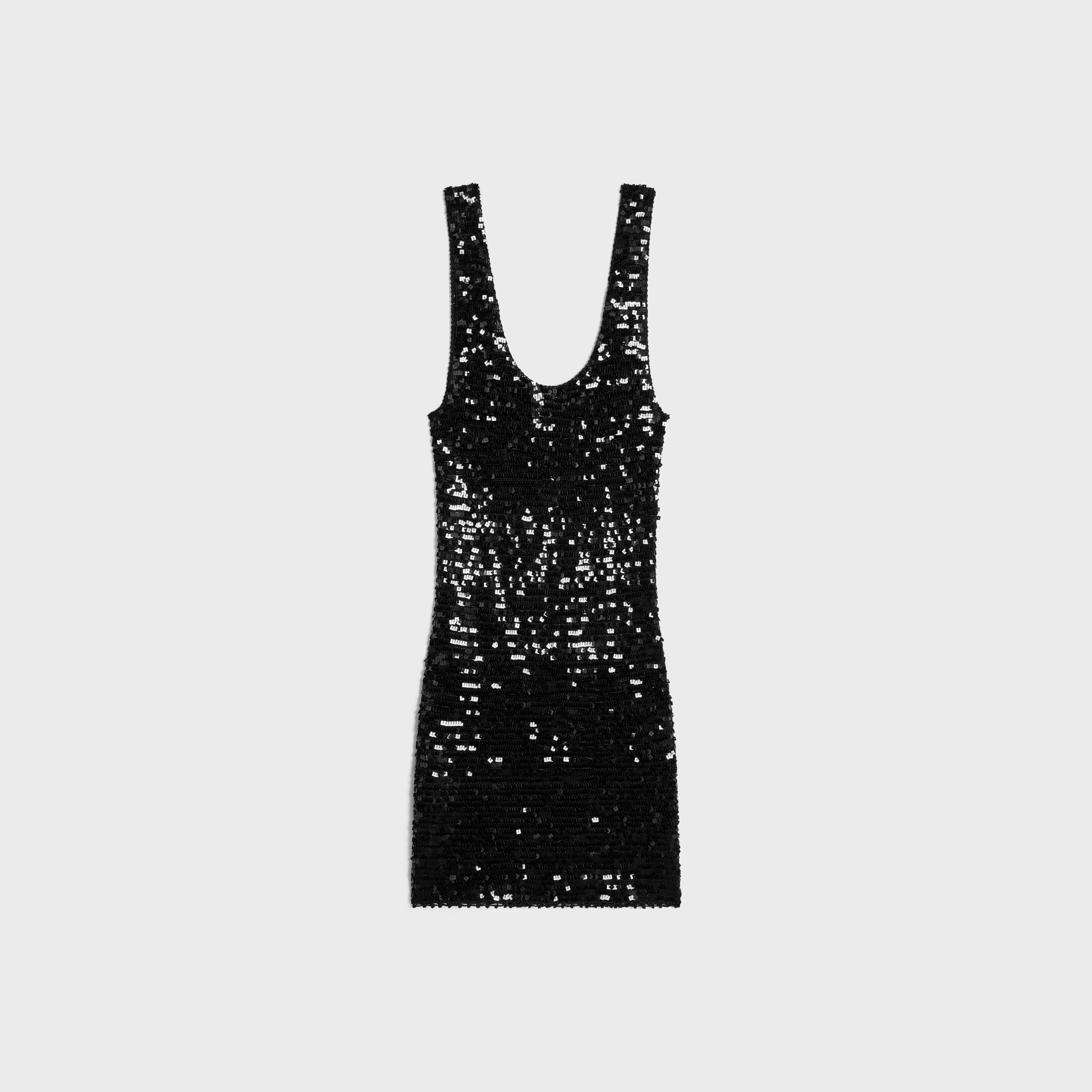 Celine o1w1db10925 2AE7L726X Mini Dress in Black Size XS / US 0-2 / IT 36-38 - 2 Thumbnail