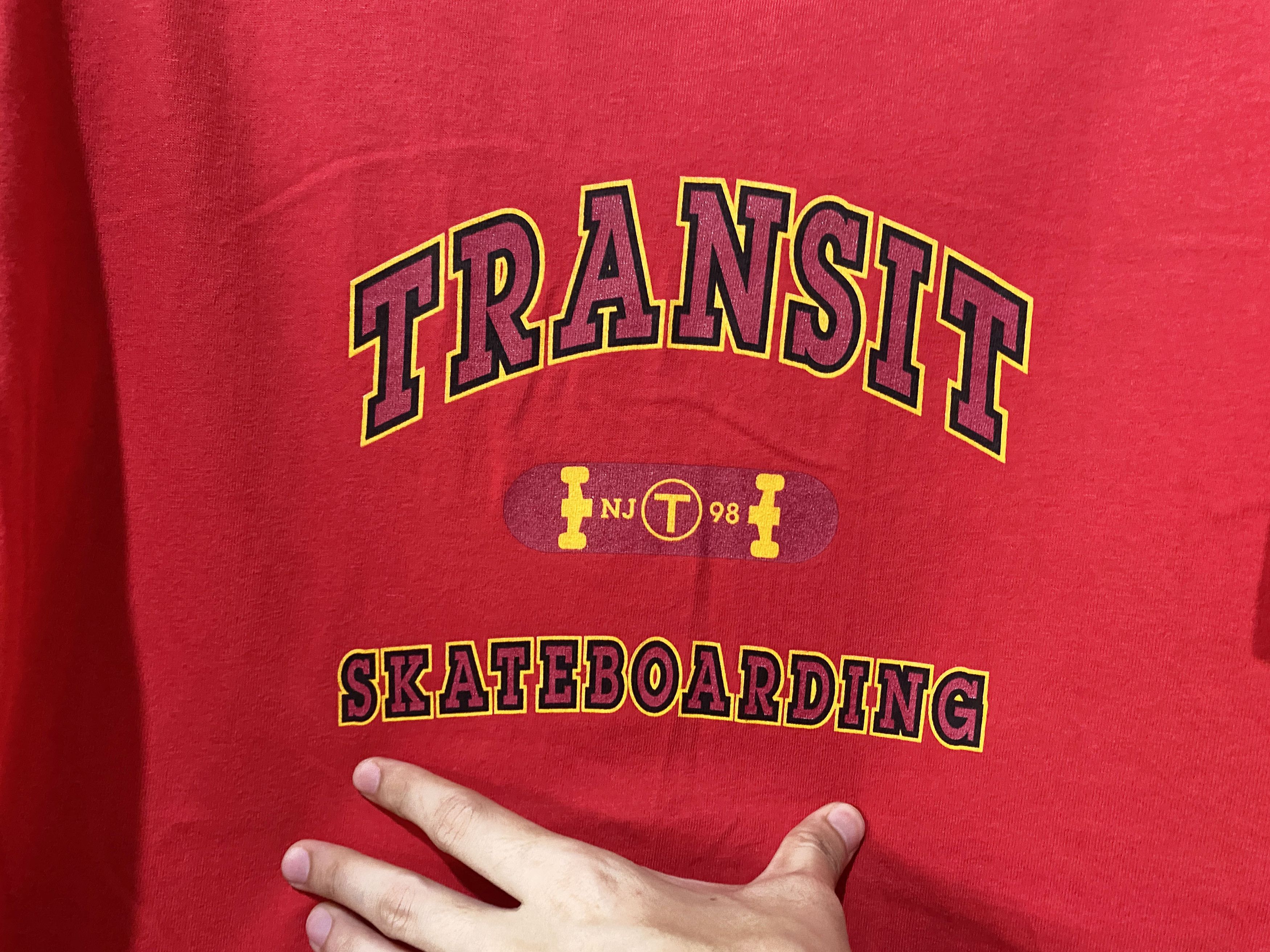 Vintage Vintage Transit Skateboard Shirt Size US L / EU 52-54 / 3 - 2 Thumbnail