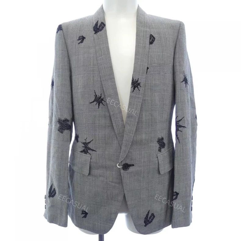 COMME des GARCONS Wool Check Jacket