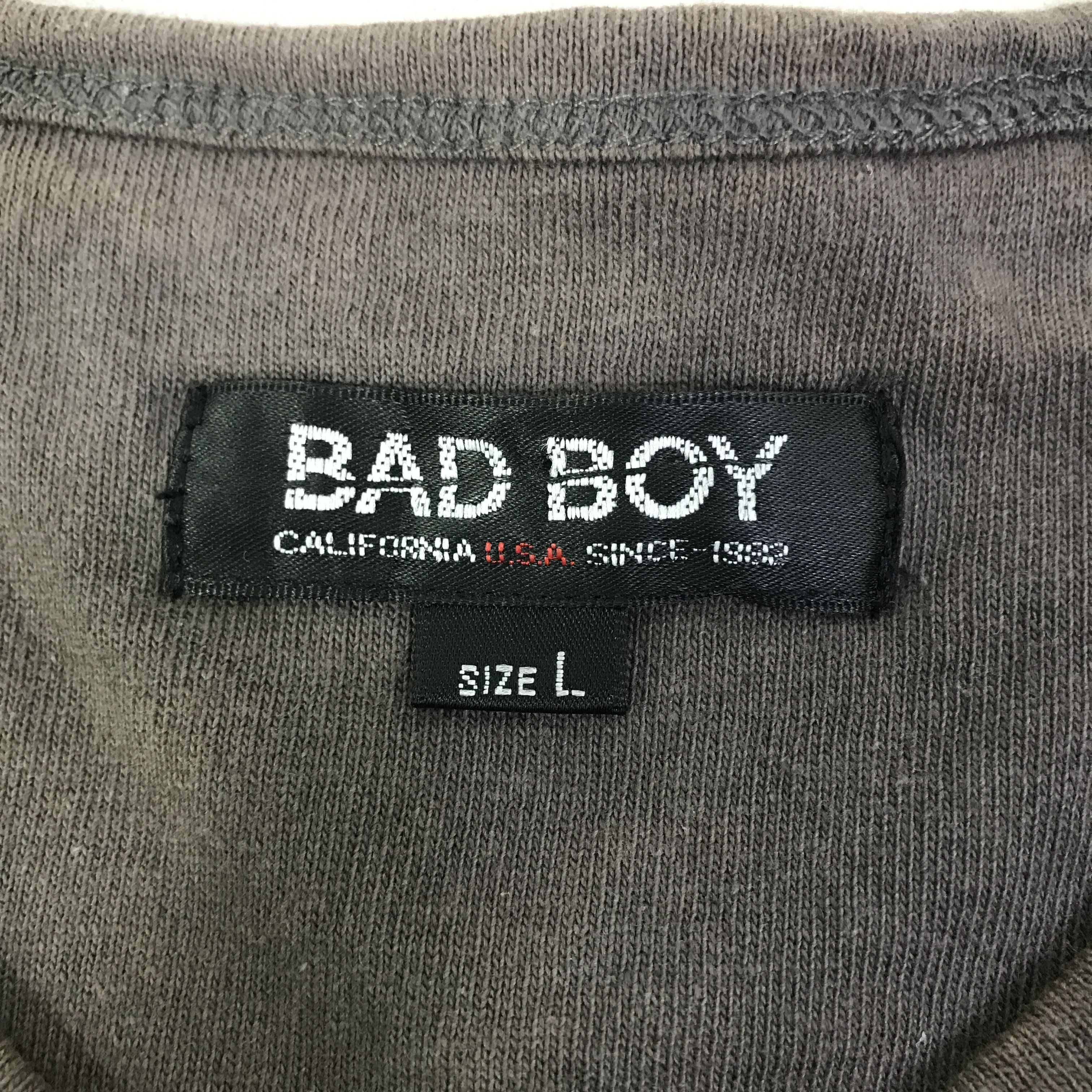Japanese Brand Vintage Bad Boy California Long sleeve T-shirt K93B55 Size US L / EU 52-54 / 3 - 10 Thumbnail
