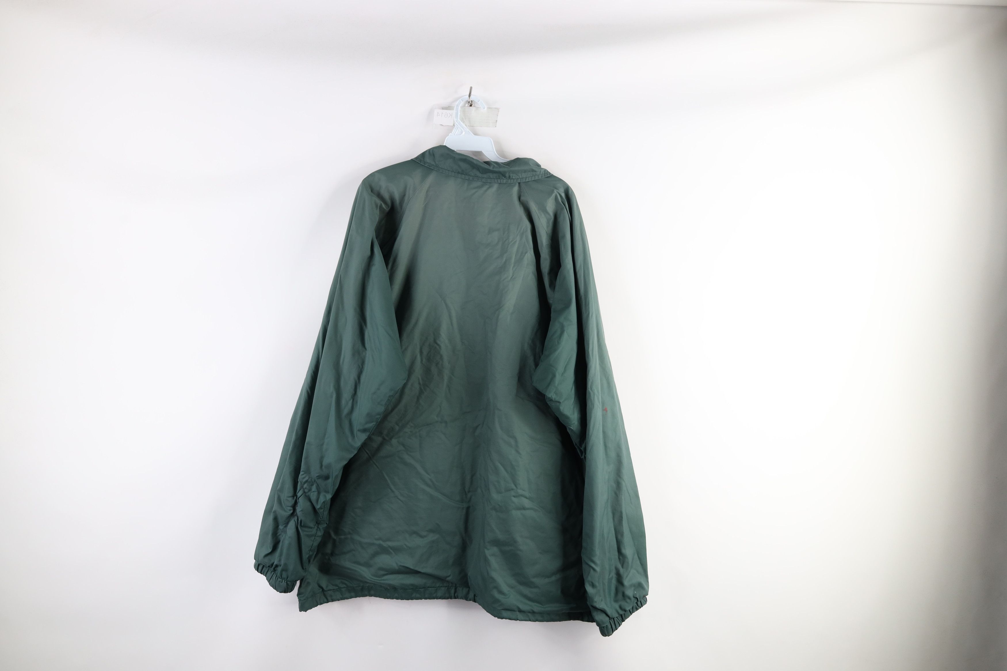 Vintage Vintage 90s Big Mac Coach Coaches Jacket Green Size ONE SIZE - 9 Thumbnail