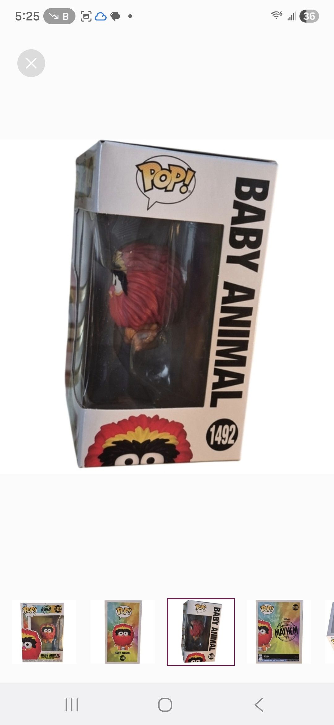 Other Funko × Muppets Mayhem Baby Animal POP Vinyl Figure Size ONE SIZE - 3 Thumbnail