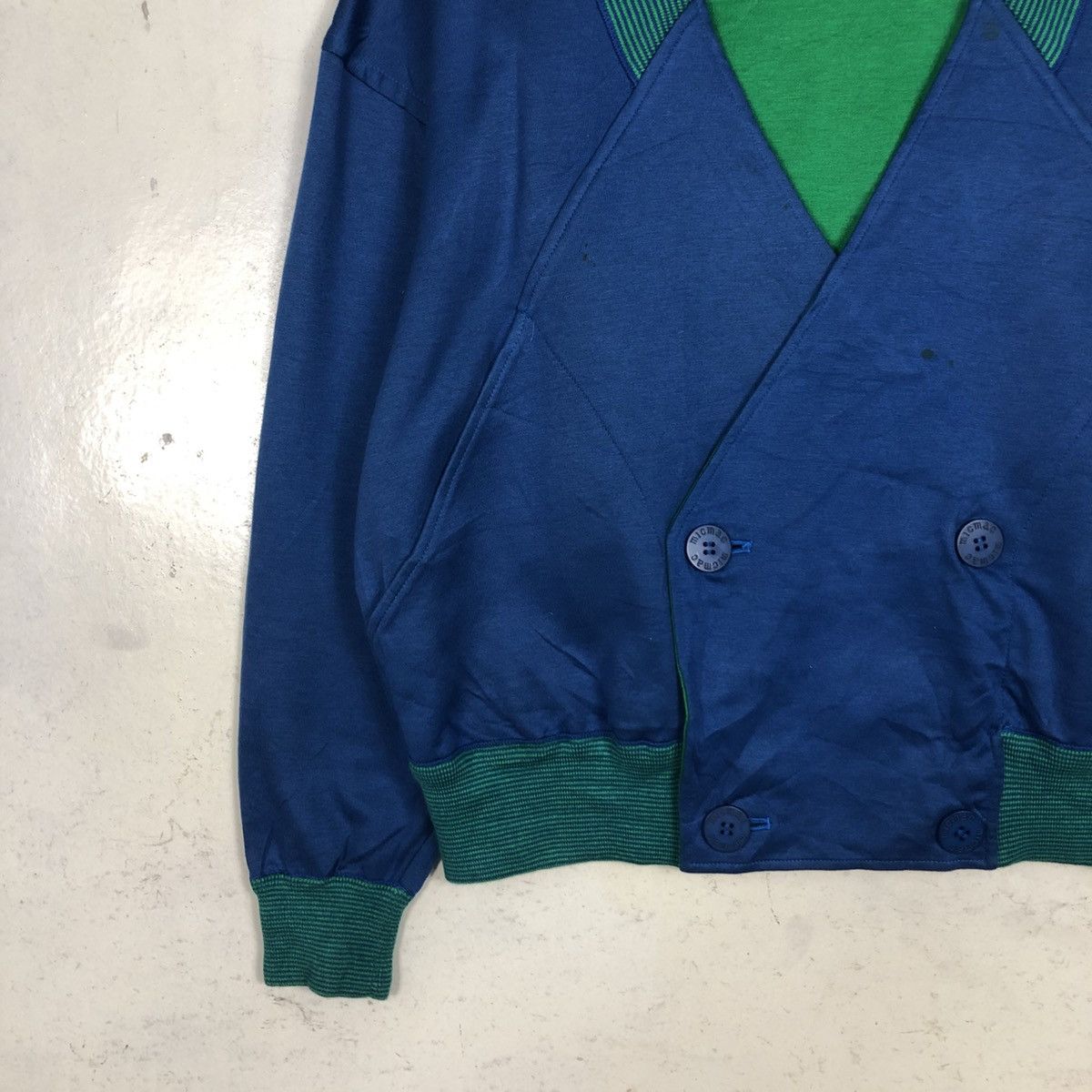 Issey Miyake 📌Reversible Bomber Jacket Cardigan Micmac Multi Color Size US M / EU 48-50 / 2 - 5 Thumbnail