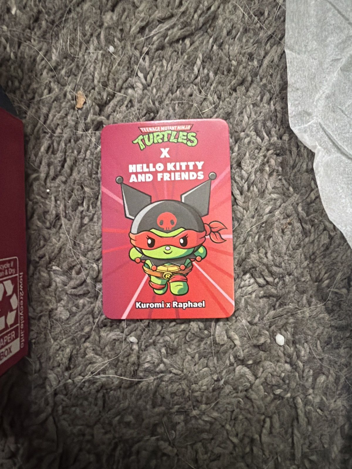 Nickelodeon TMNT X Hello Kitty And Friends Kuromi X Raphael Size ONE SIZE - 4 Thumbnail