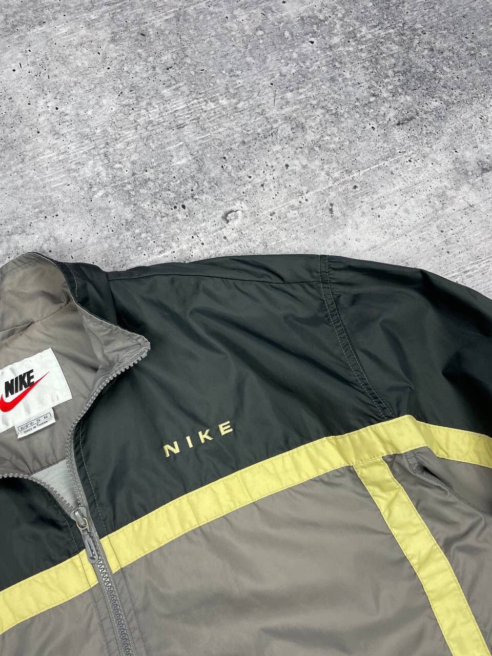 Nike × Vintage Vintage Nike 90’s Y2K Style Drill Nylon Big Back Logo Bomber Size US S / EU 44-46 / 1 - 7 Thumbnail
