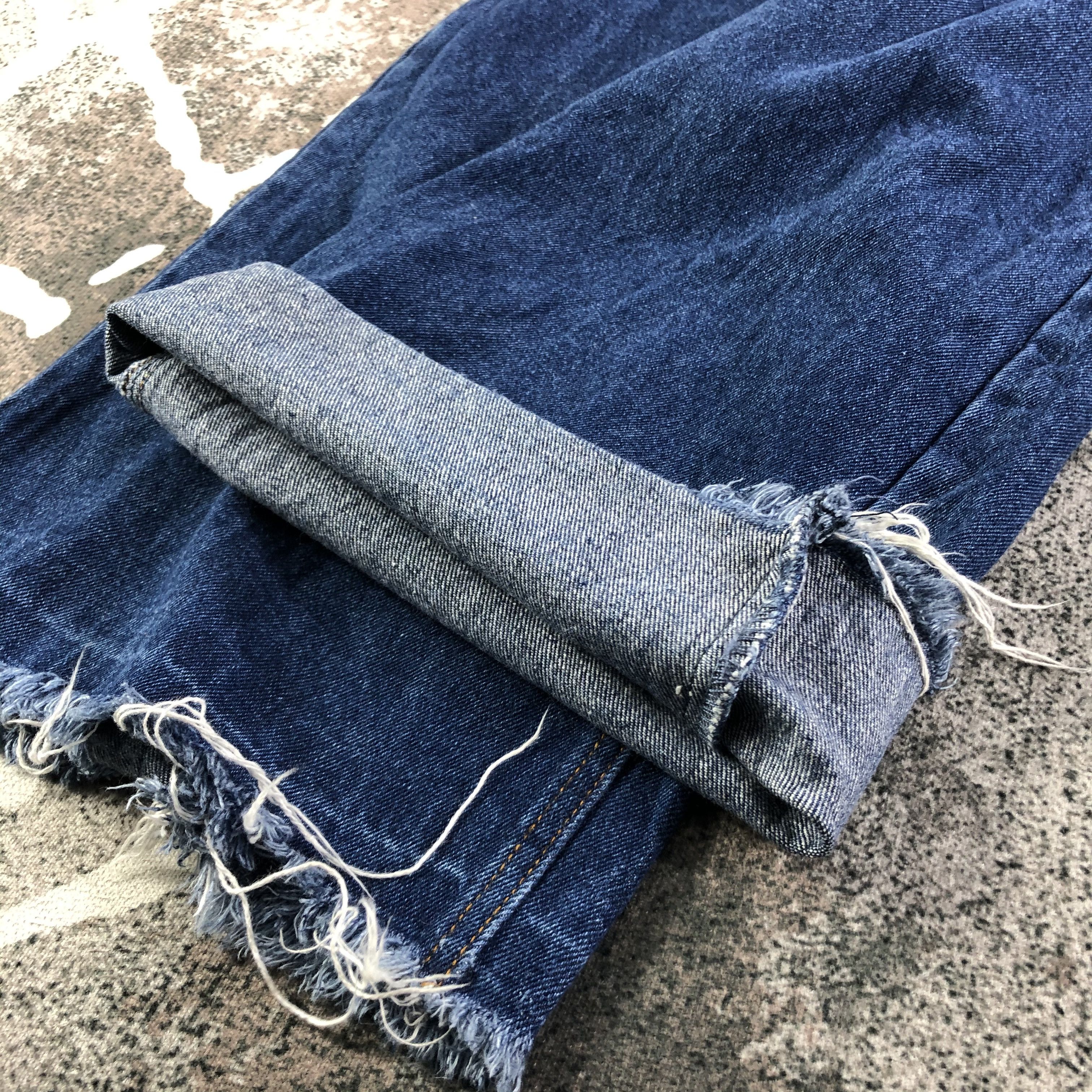 Japanese Brand Japanese Brand Embroidery Baggy Jeans KJ2073 Size 25" / US 0 / IT 36 - 6 Thumbnail