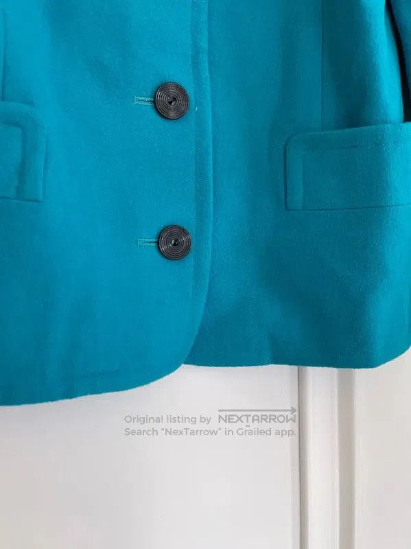 Yves Saint Laurent YSL Teal Women's Jacket with Button Closure . Size M / US 6-8 / IT 42-44 - 2 Thumbnail