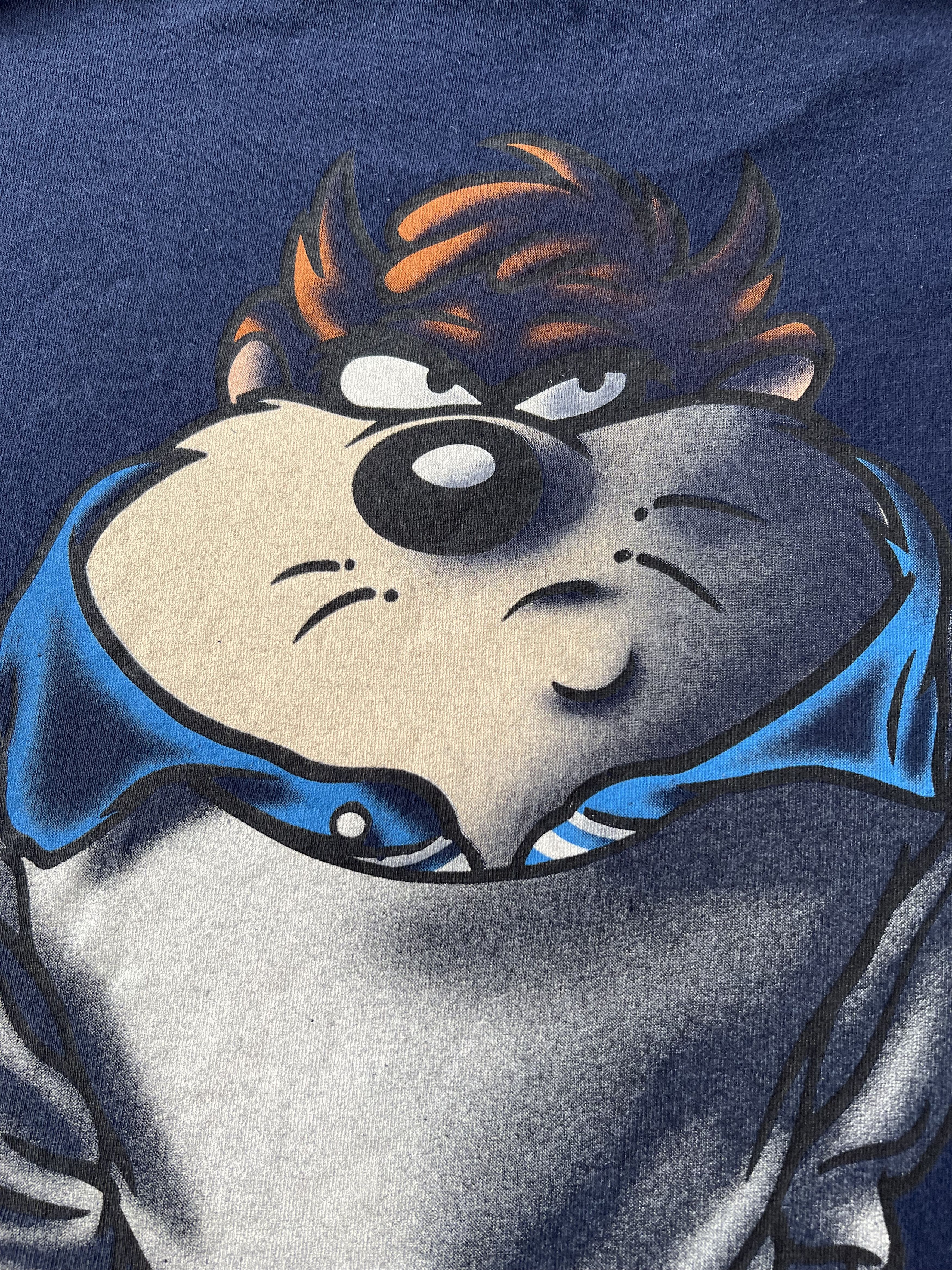 Warner Bros Vintage 1997 Taz Tazmanian Devil Warner Bros Changes T-shirt Size US L / EU 52-54 / 3 - 10 Thumbnail
