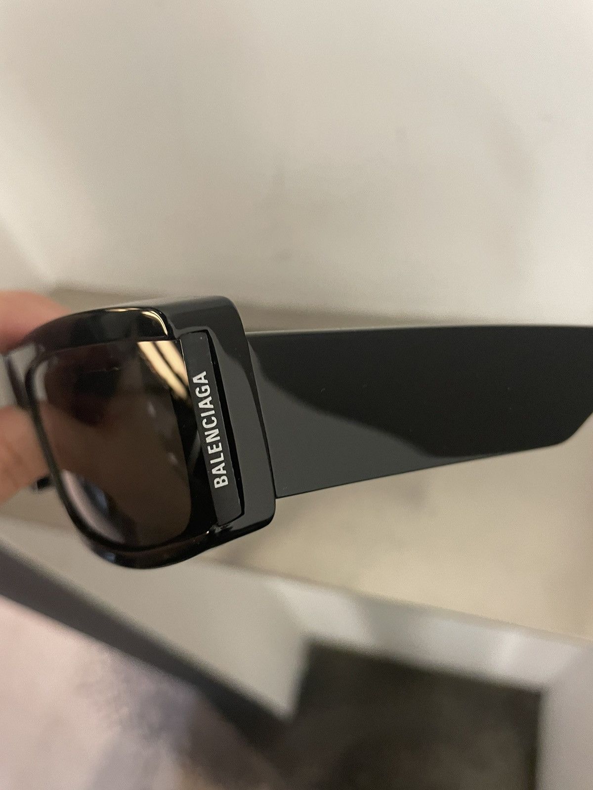 Balenciaga ‘EDGY RECTANGLE’ SUNGLASSES Size ONE SIZE - 4 Thumbnail