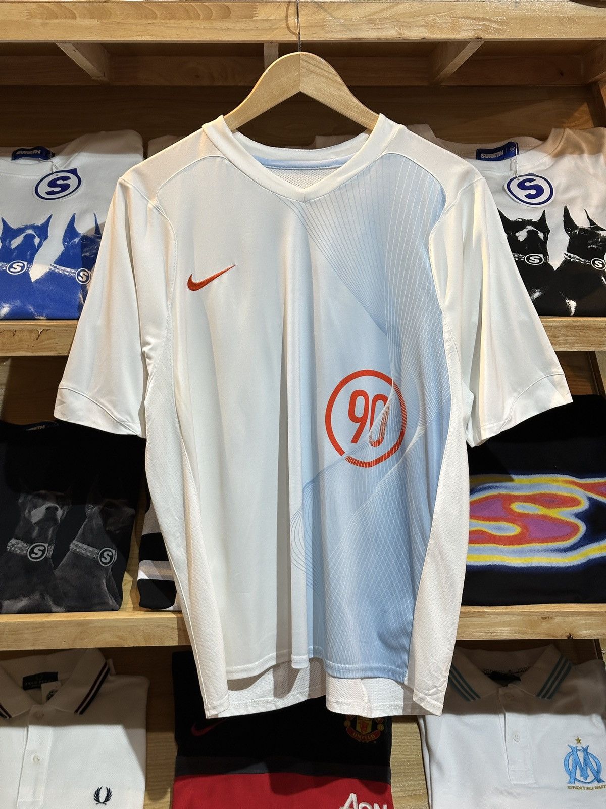 Nike × Vintage Vintage Nike Total 90 Logo 00‘s Jersey Size US M / EU 48-50 / 2 - 1 Thumbnail