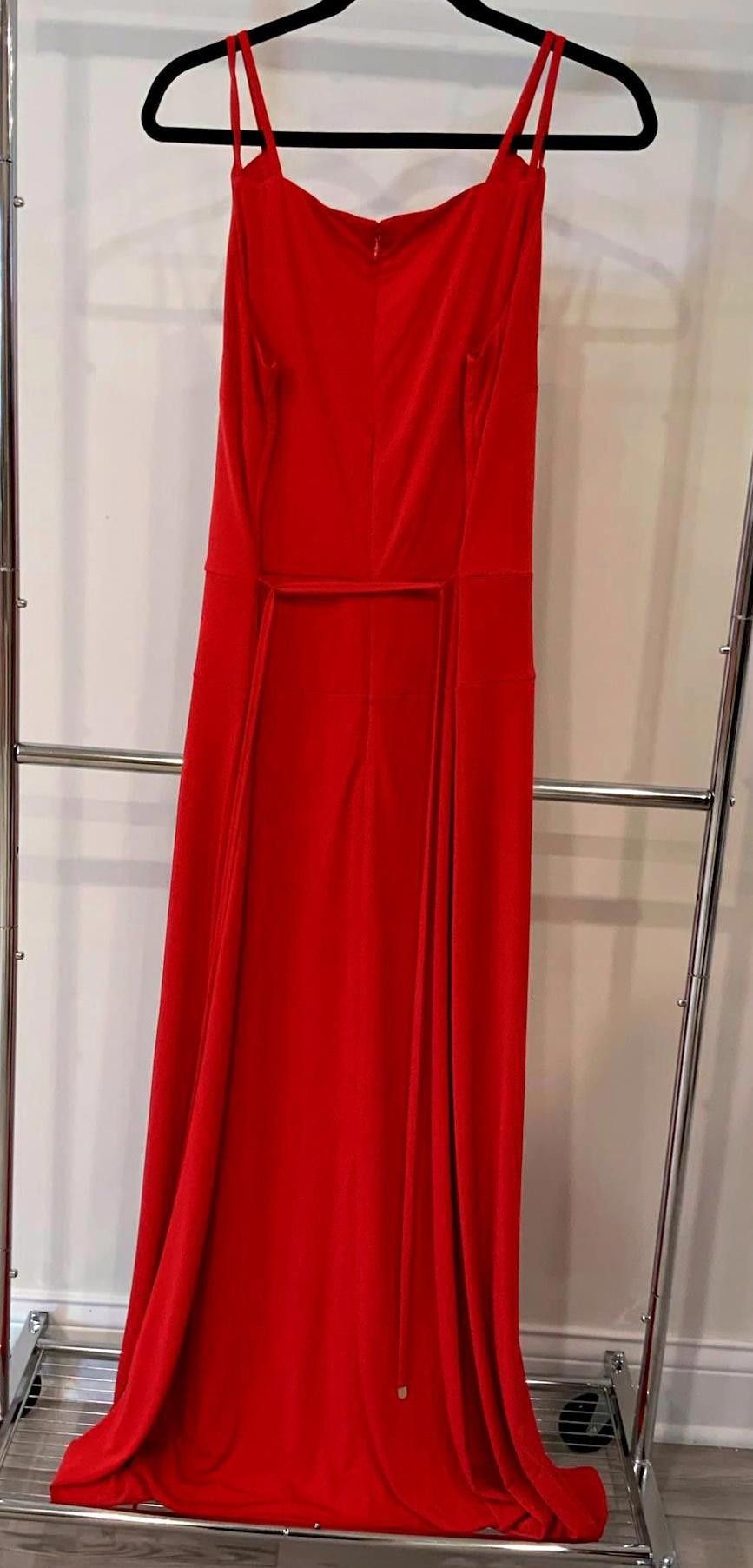 Ann Taylor Elegant Red Maxi Dress by Ann Taylor - Size 14 Size XL / US 12-14 / IT 48-50 - 1 Thumbnail