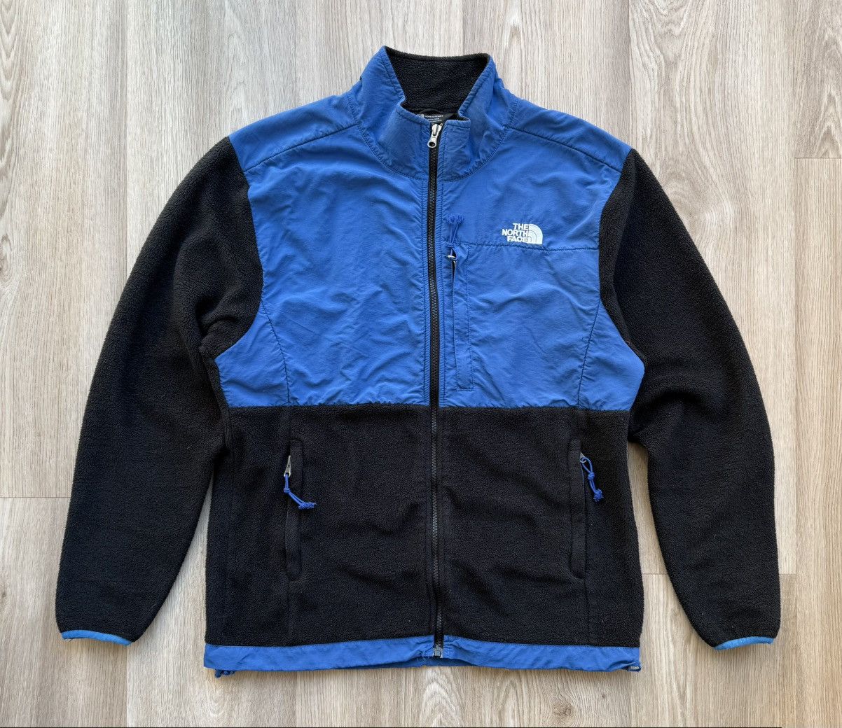 The North Face Vintage The North Face TNF Black/Blue Fleece Jacket Size XL / US 12-14 / IT 48-50 - 1 Thumbnail