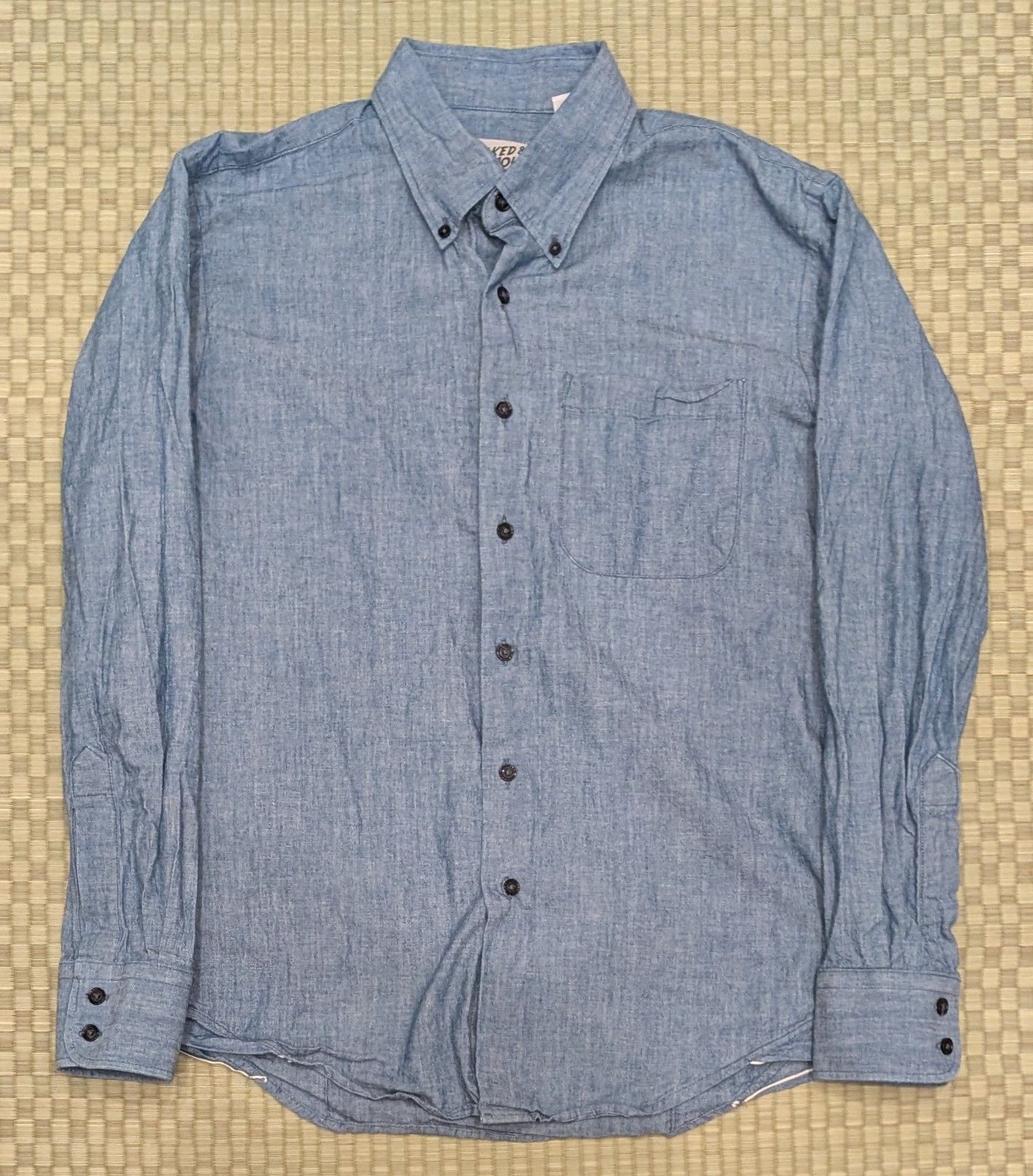Naked & Famous Naked & Famous Japanese Denim Button Up Shirt Made in Canada Size US M / EU 48-50 / 2 - 1 Thumbnail