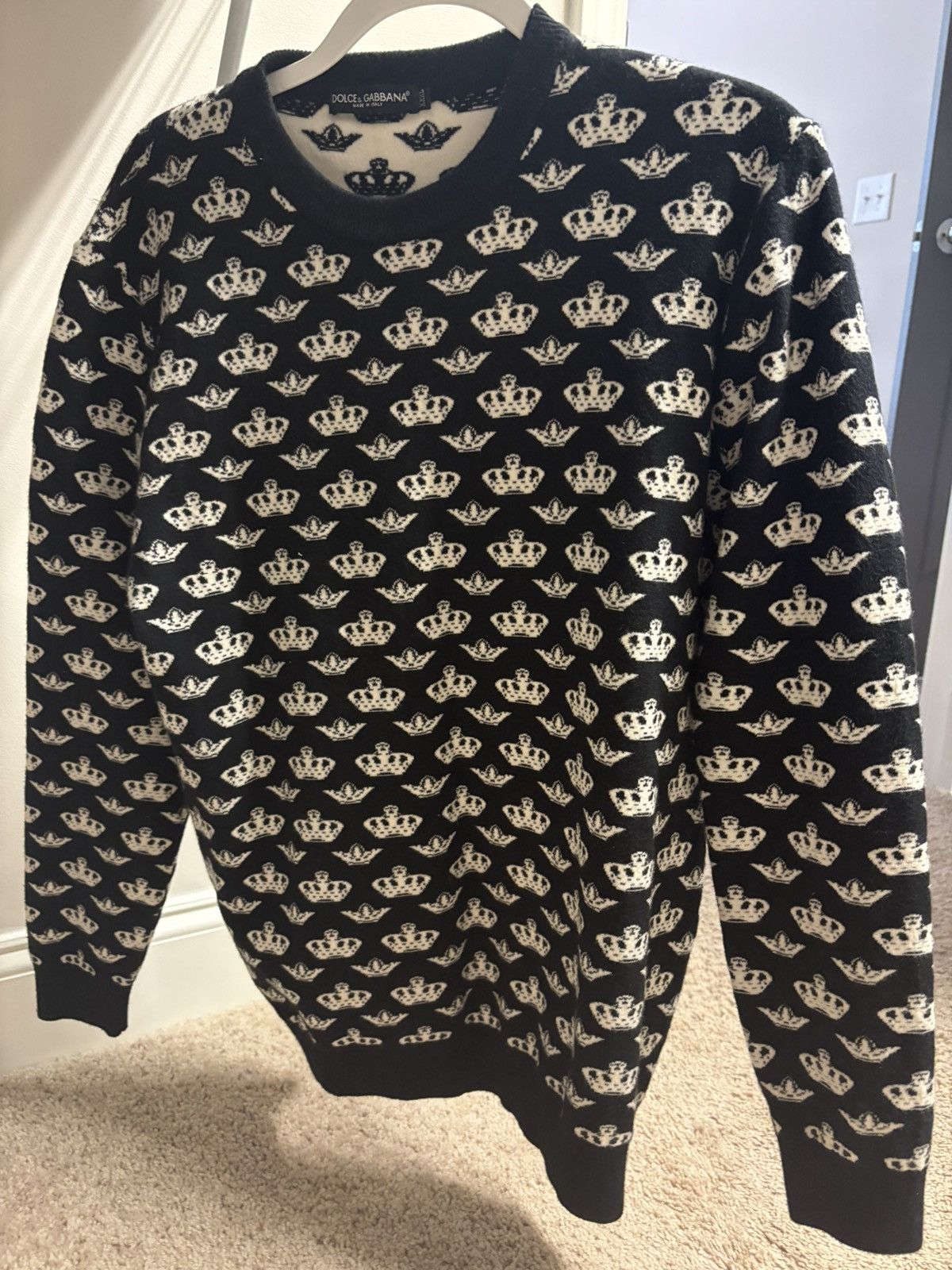 Dolce & Gabbana Black Sweater Size US XXL / EU 58 / 5 - 1 Thumbnail