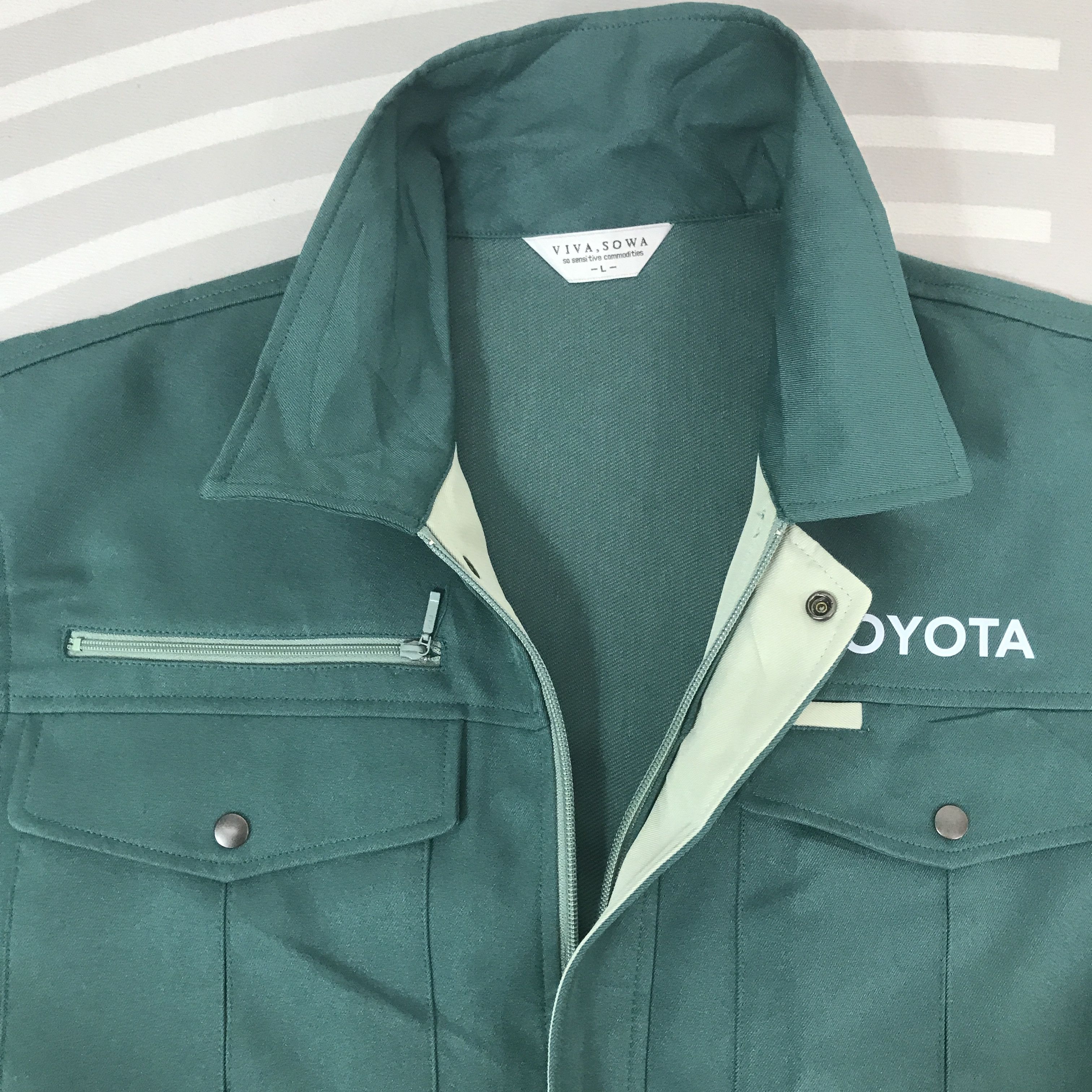 Japanese Brand Vintage Toyota Racing work japan uniform custom Jacket Size US L / EU 52-54 / 3 - 7 Thumbnail