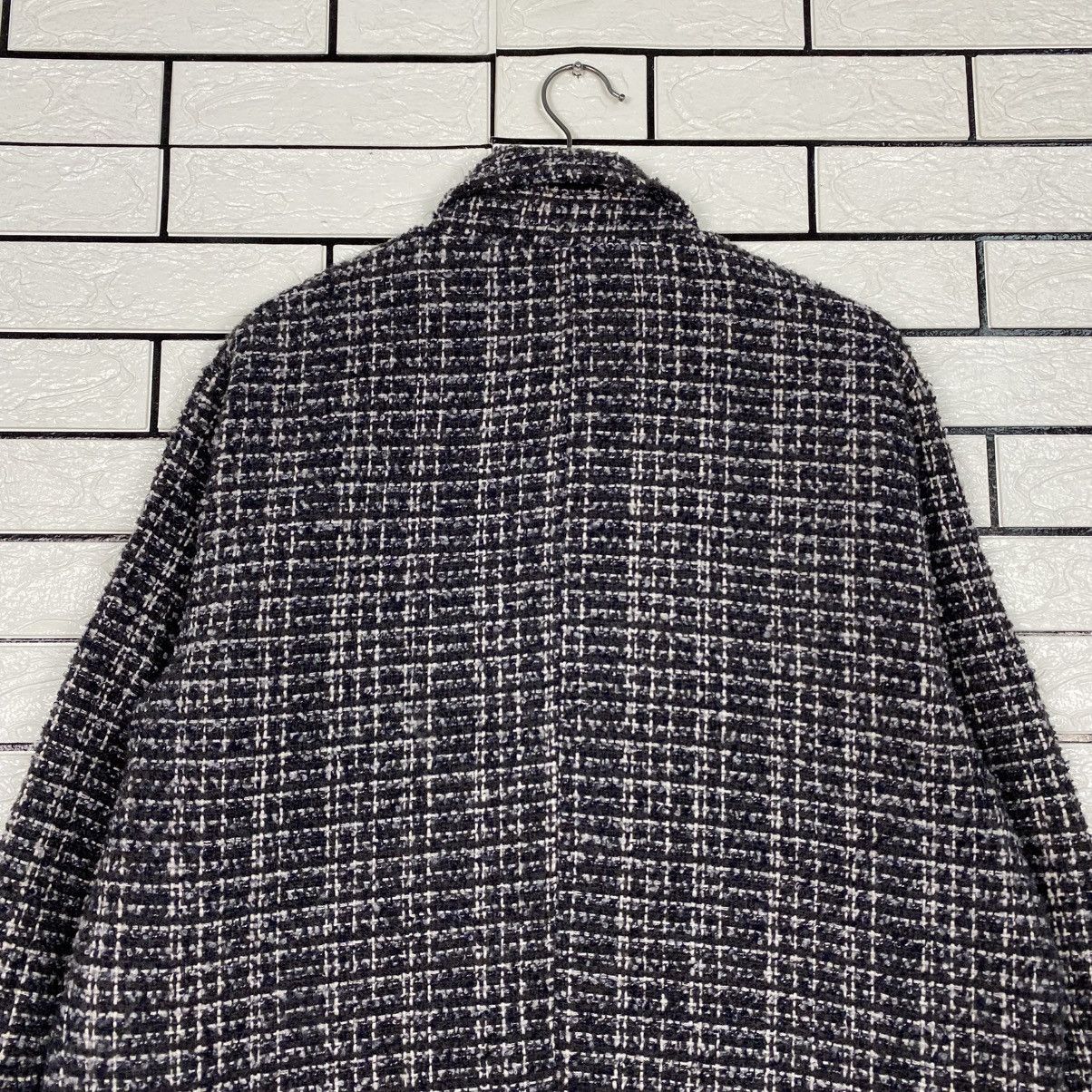 Japanese Brand Vintage Bomber Jacket Knit Design H&M Wool Issey Miyake Size US L / EU 52-54 / 3 - 10 Thumbnail