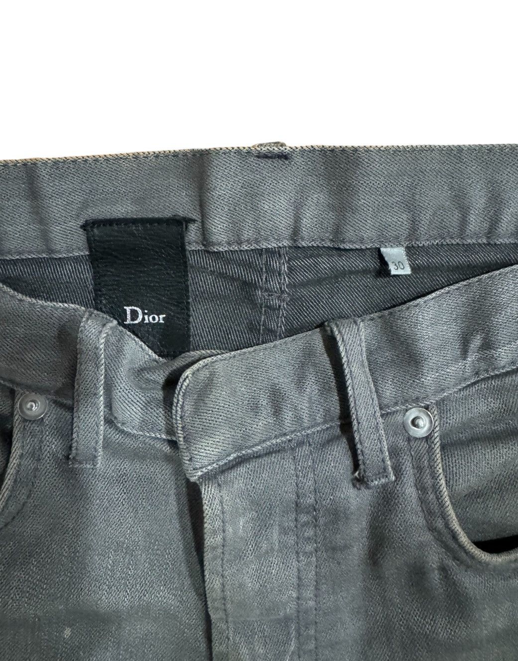Dior × Kris Van Assche Dior Homme KVA Paint Denim Size US 30 / EU 46 - 3 Thumbnail