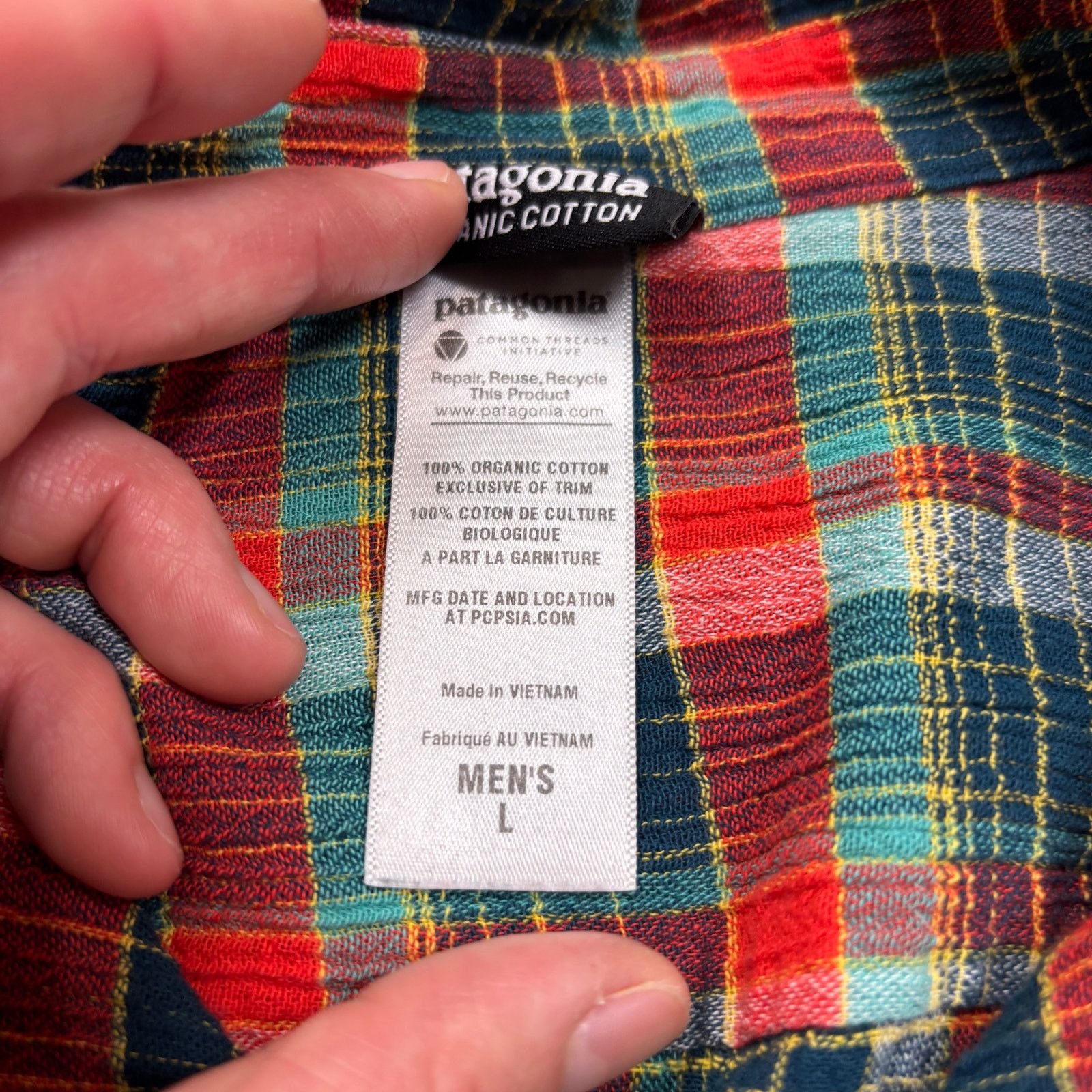 Patagonia Patagonia A/C Lightweight Plaid Button Down Shirt Mens Large Size US L / EU 52-54 / 3 - 5 Thumbnail