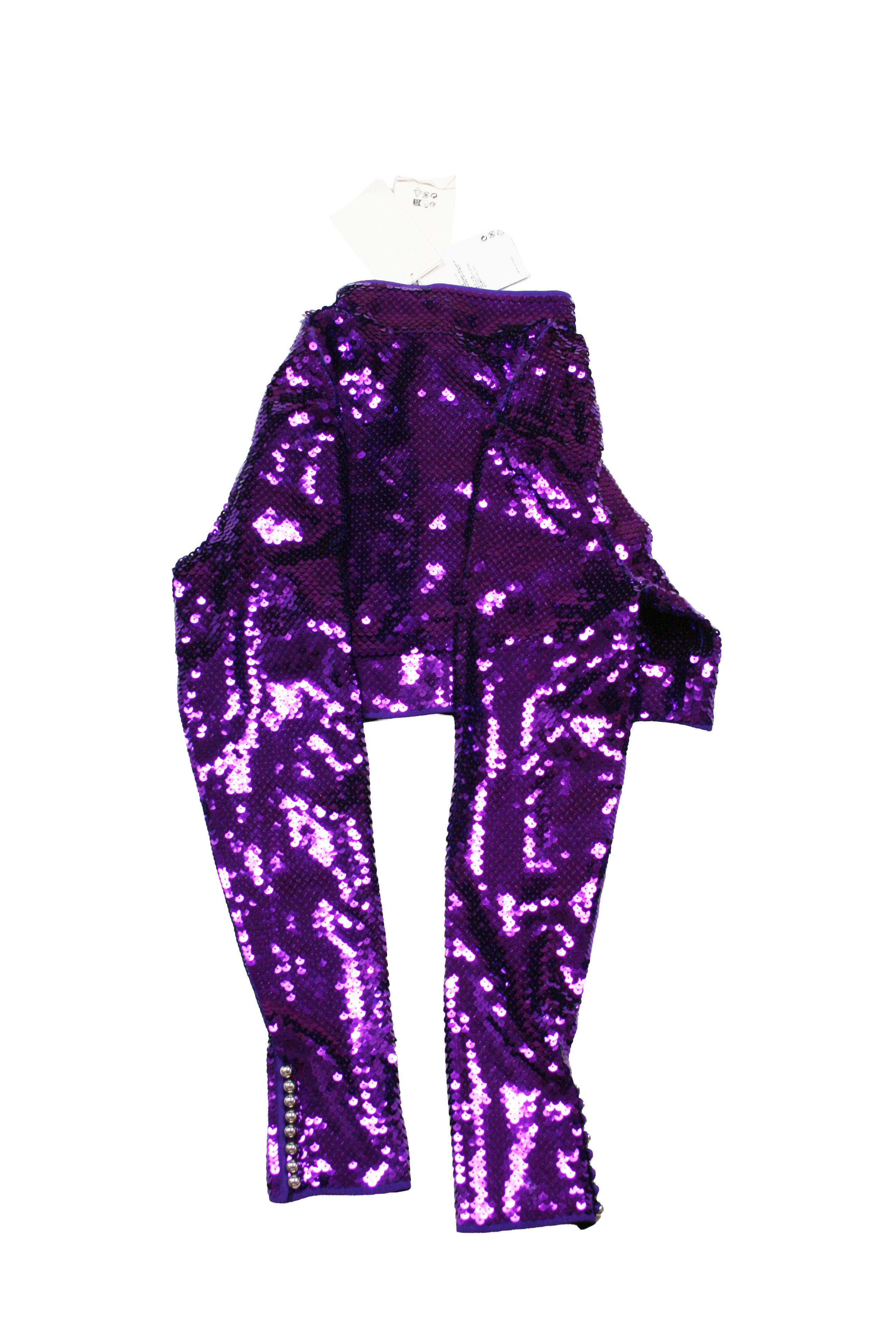 H&M × Paco Rabanne Sequins Crop Top Party Size L / US 10 / IT 46 - 5 Thumbnail