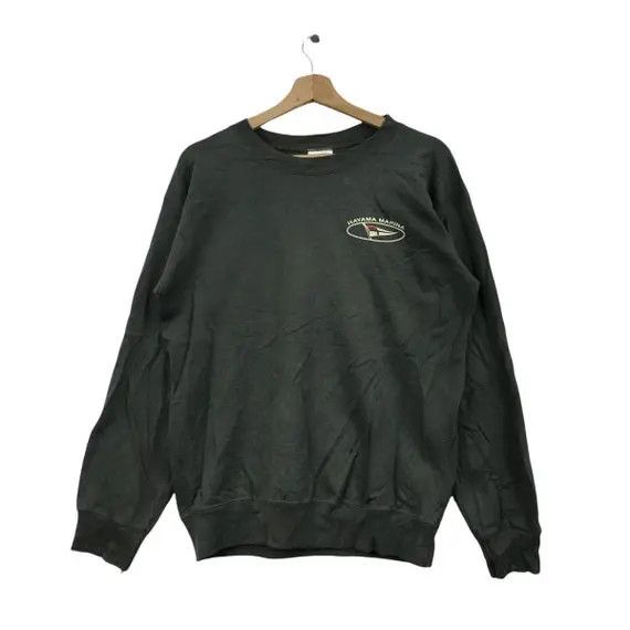 Vintage Vtg HAYAMA MARINA YACHT Club Japan Surf Sweatshirt Pullover Size US M / EU 48-50 / 2 - 3 Thumbnail
