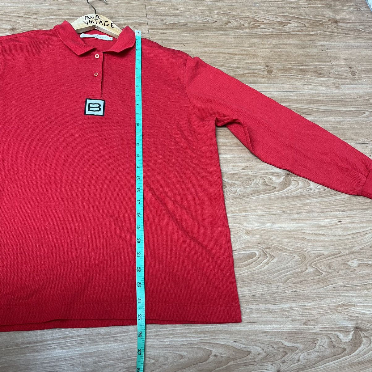 Balenciaga Vintage 90s Balenciaga Polo Shirt L/S Big Logo Size M / US 6-8 / IT 42-44 - 7 Thumbnail