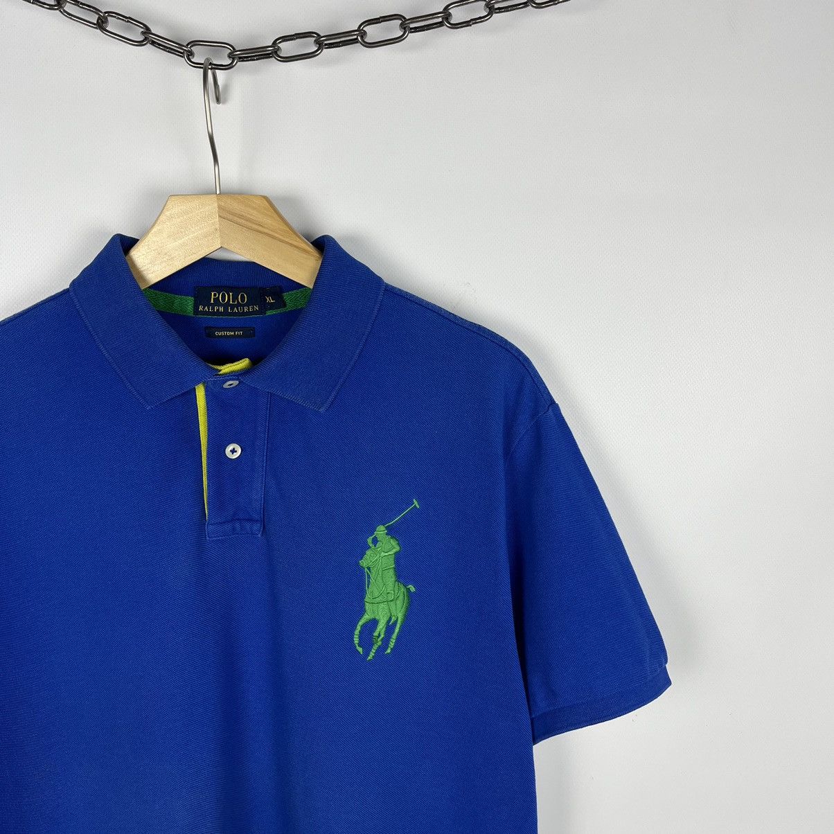 Polo Ralph Lauren Vintage Polo Ralph Lauren 3 big logo polo shirt 90’s Size US XL / EU 56 / 4 - 2 Thumbnail