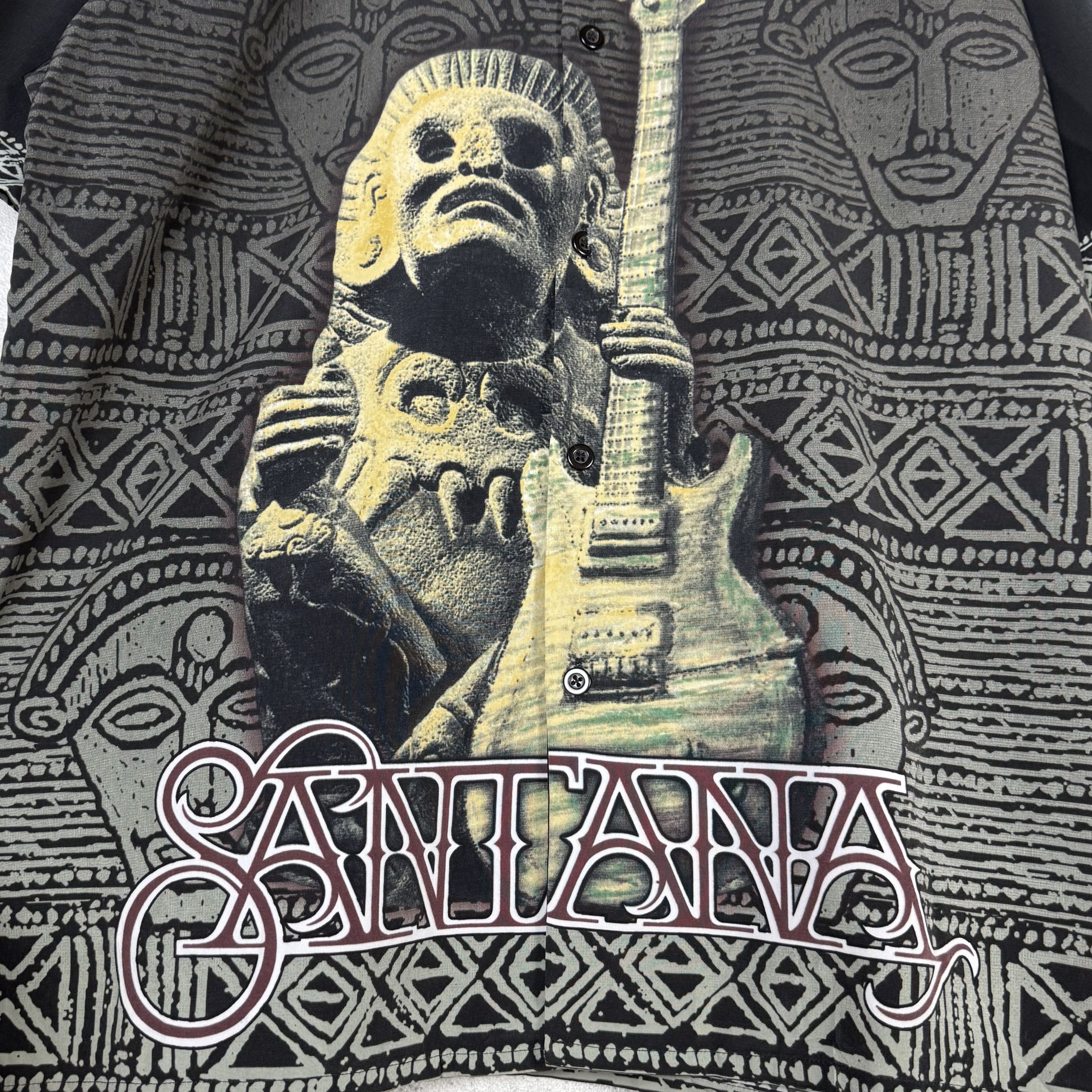 Vintage Vintage Carlos Santa Over Print Shirt Size US XL / EU 56 / 4 - 3 Thumbnail