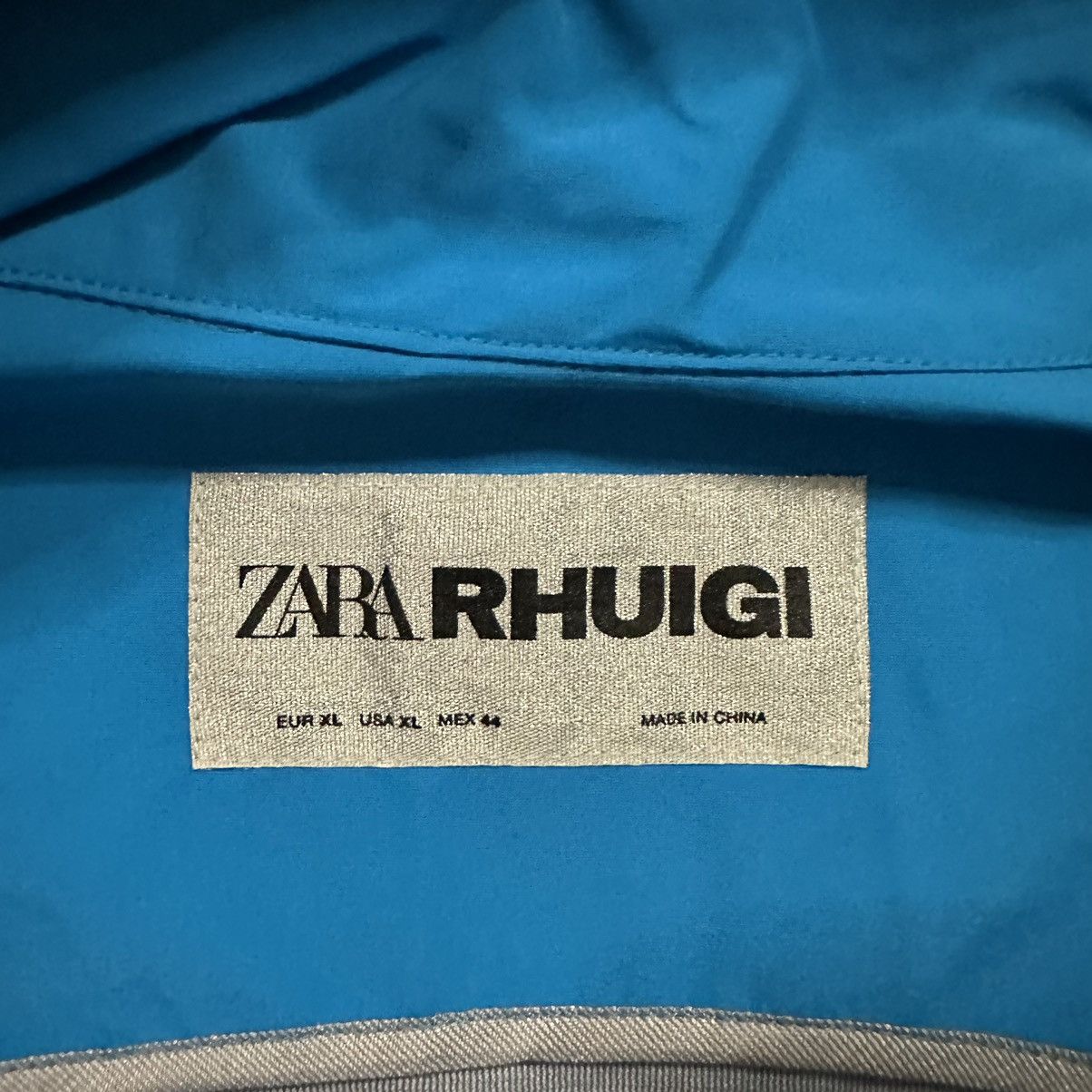 Rhude × Zara Brand NWT Rhude x Zara Blue Windbreaker Jacket - Size XL Size US XL / EU 56 / 4 - 5 Thumbnail